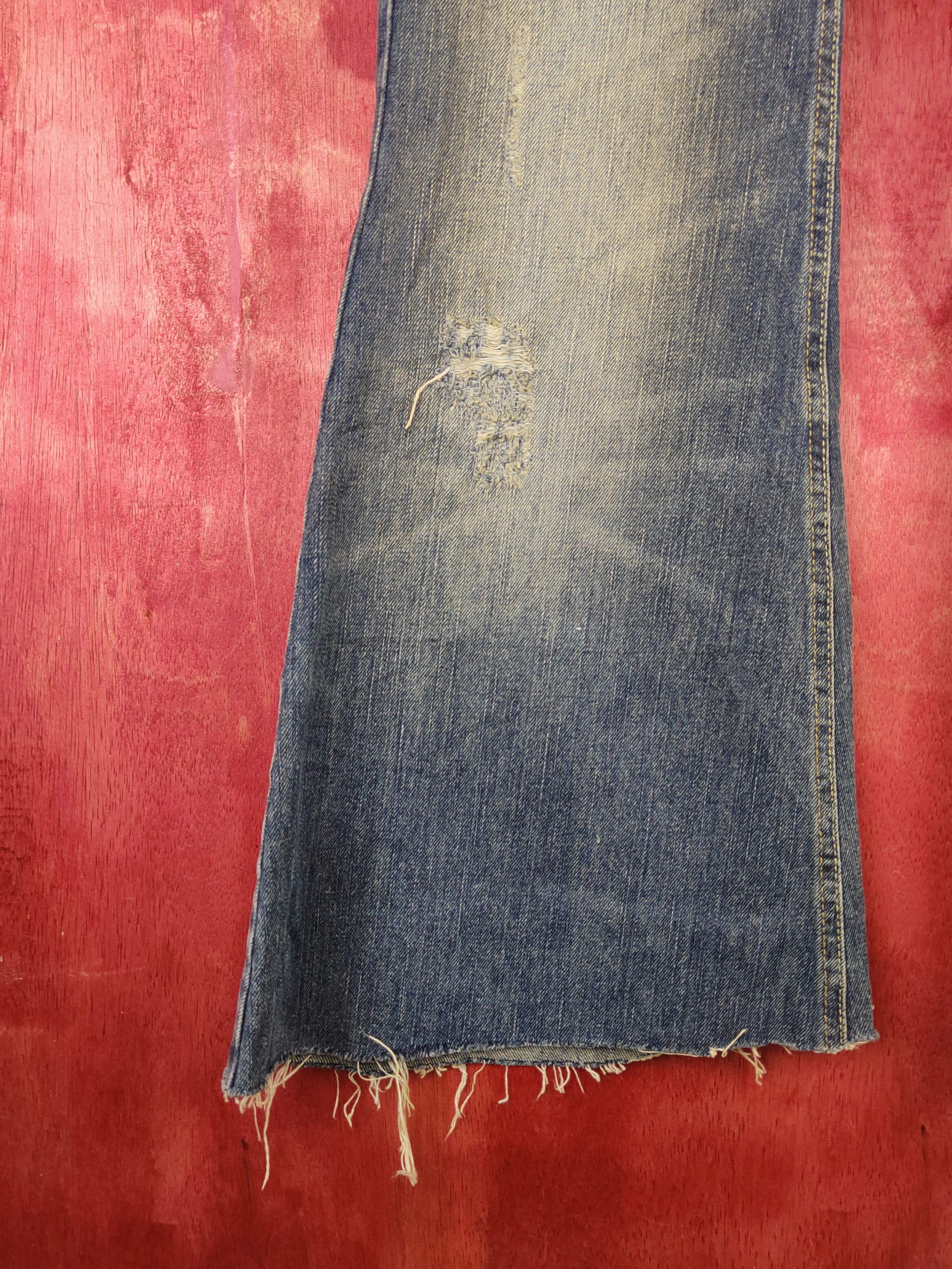 If Six Was Nine DL Jeans Miele Dark Blue Distressed Multipocket Denim #S1536 Size 26" / US 2 / IT 38 - 4 Thumbnail