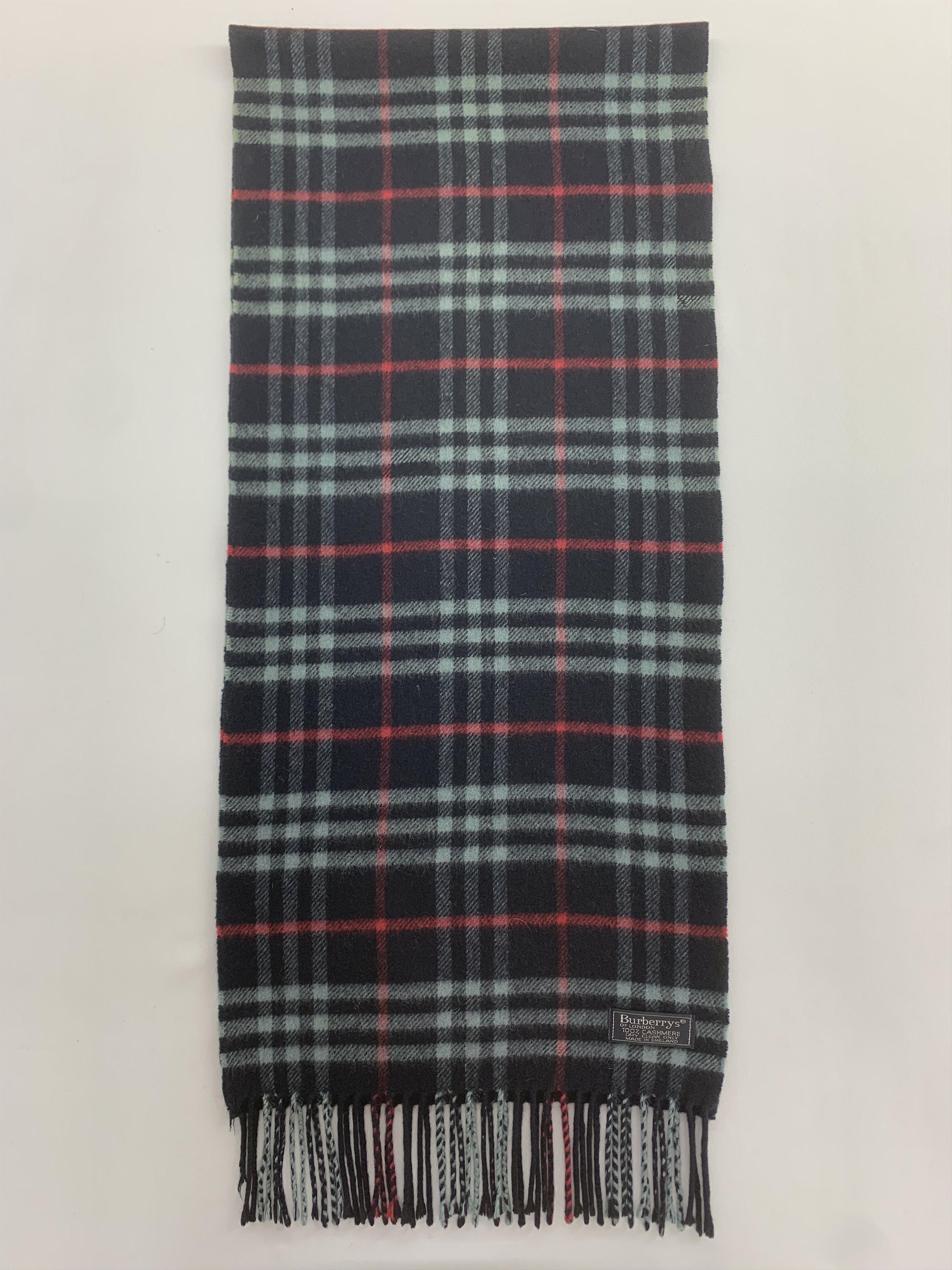Burberry Vintage Burberrys Scarf Cashmere Muffler Neck Wrap BL3132 Size ONE SIZE - 2 Thumbnail