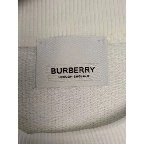 Burberry o1w1db10326 Sweatshirt in White Size M / US 6-8 / IT 42-44 - 5 Thumbnail