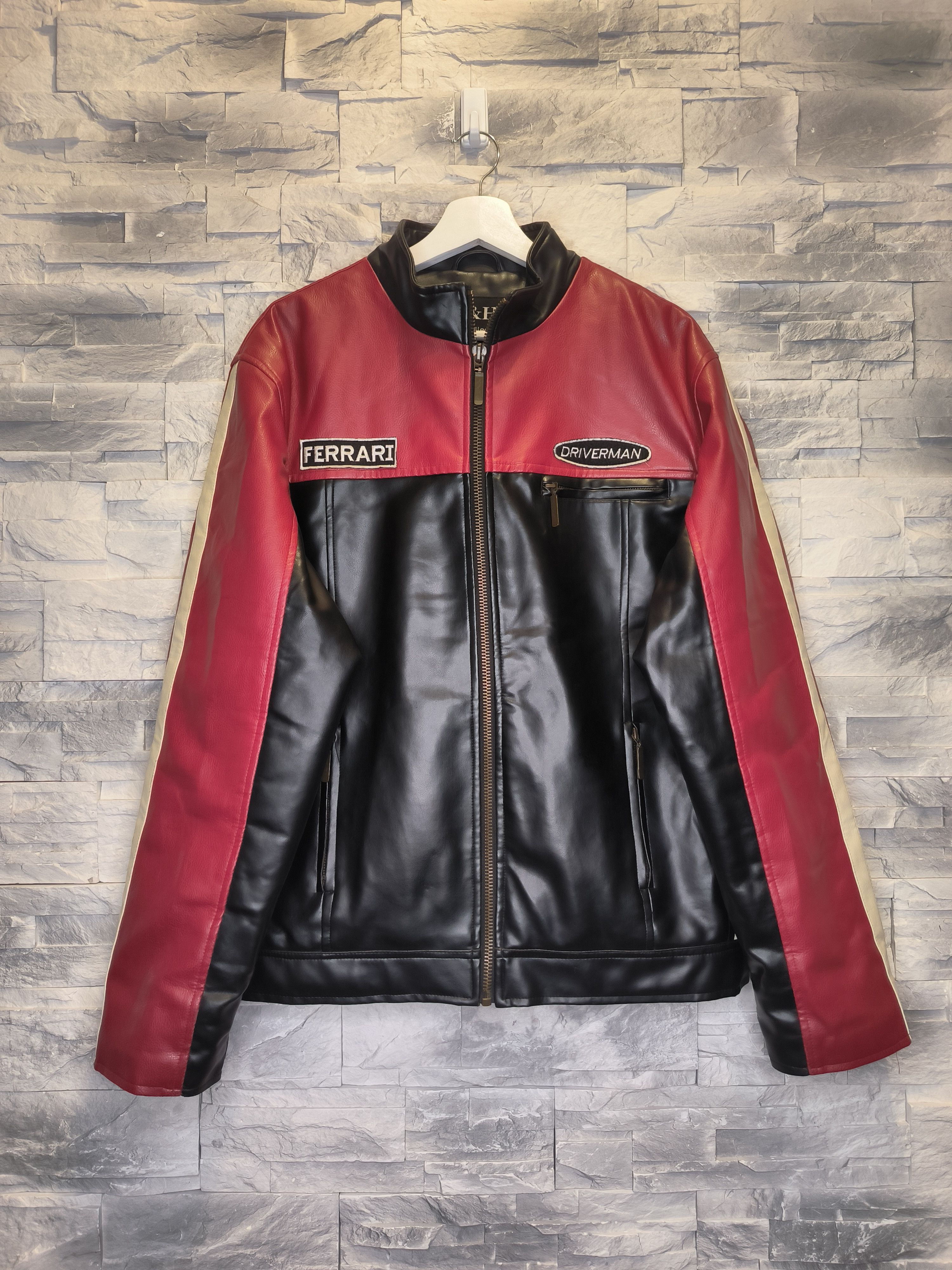 Ferrari Ferrari Jacket PVC Driver Black Red Racing Size US L / EU 52-54 / 3 - 1 Thumbnail
