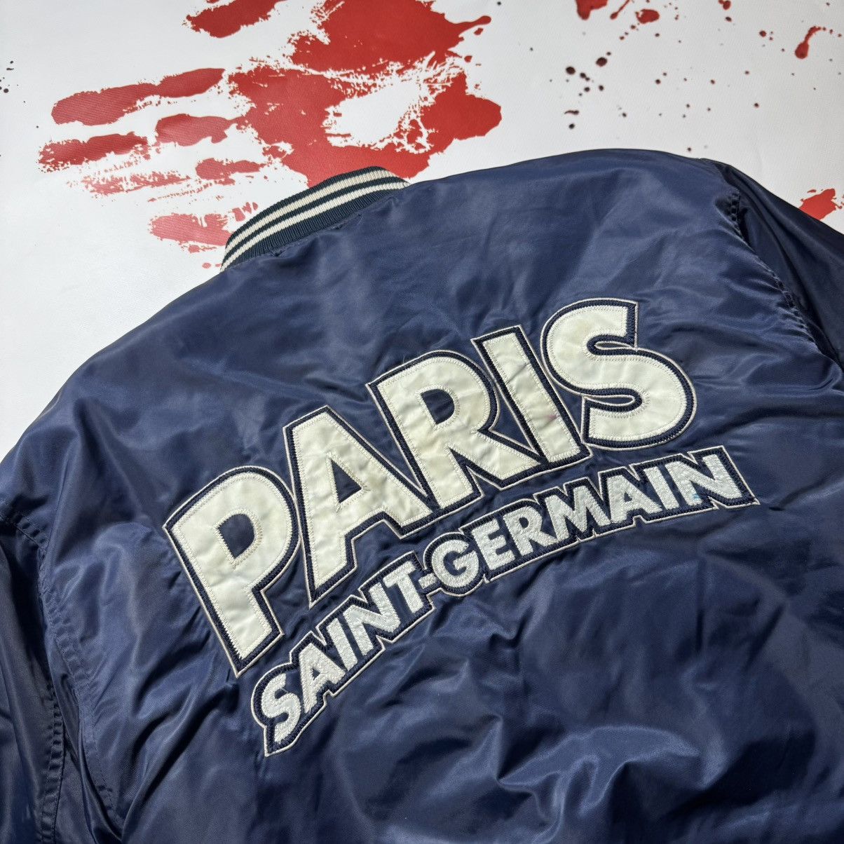 Vintage vintage 2003 paris saint-germain bomber psg Size US M / EU 48-50 / 2 - 2 Thumbnail