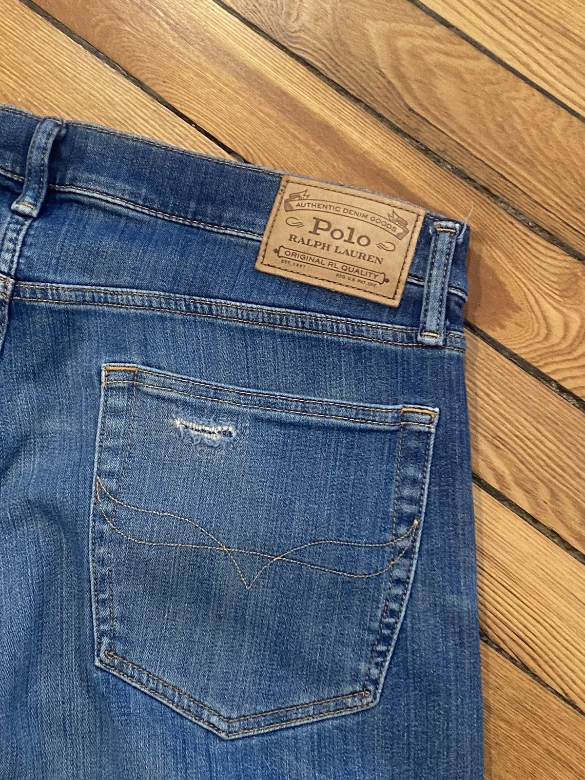 Polo Ralph Lauren Polo Ralph Lauren “varkick” slim strait denim 34-32 jeans Size US 34 / EU 50 - 4 Thumbnail
