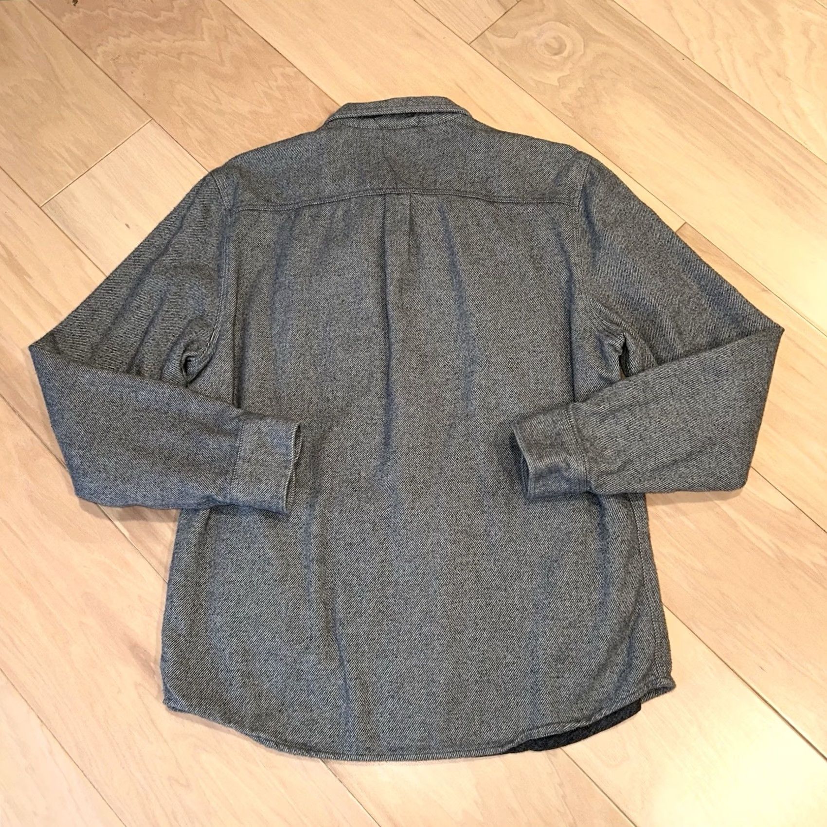 Marine Layer Marine Layer Karl Camping Shirt Flannel Shacket Shirt Men M Gray Pockets Button Down Lightweight Lined Casual Outdoor Jacket Size US M / EU 48-50 / 2 - 2 Thumbnail