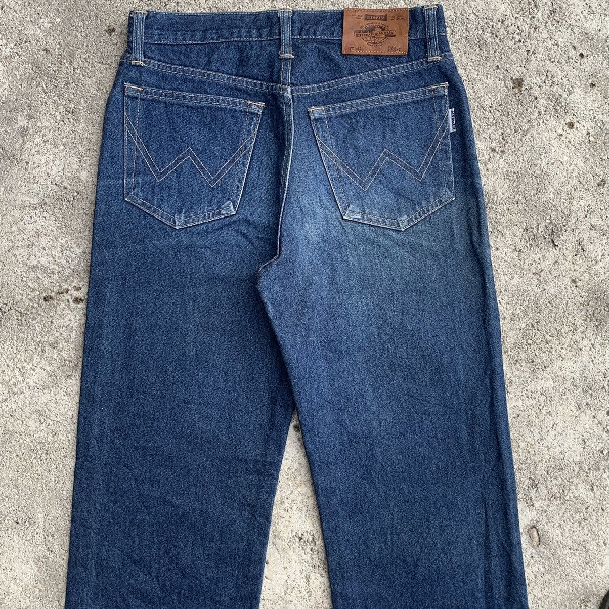 Edwin Vintage 90s Edwin Japan Indigo Blue Jeans Straight Denim W29 Size US 29 - 9 Thumbnail