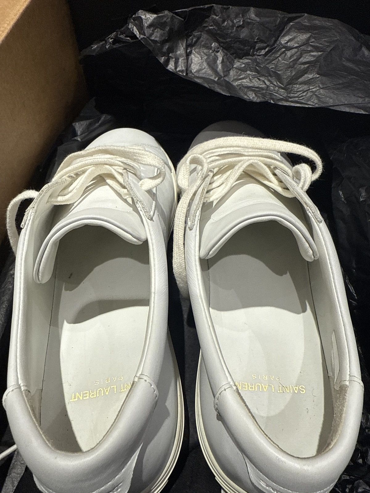 Saint Laurent Paris Saint Laurent Andy Sneakers (Low Top Sneakers) Size US 7.5 / EU 40-41 - 10 Thumbnail
