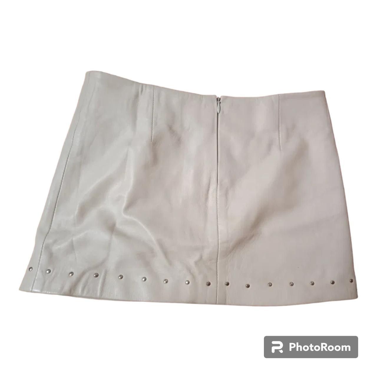 Designer Pale pink leather mini skirt sz XS Size 27" / US 4 / IT 40 - 7 Thumbnail
