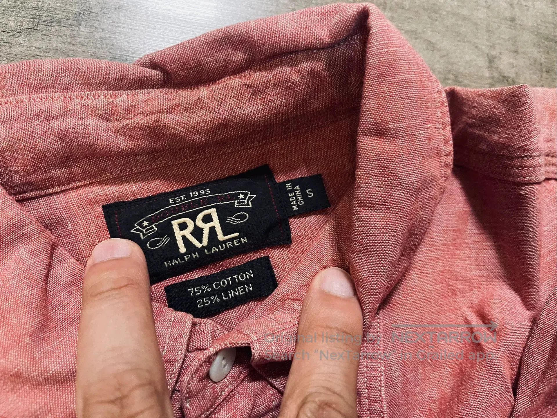 RRL Ralph Lauren RRL Distressed Work Shirt Jacket. Size US L / EU 52-54 / 3 - 4 Thumbnail