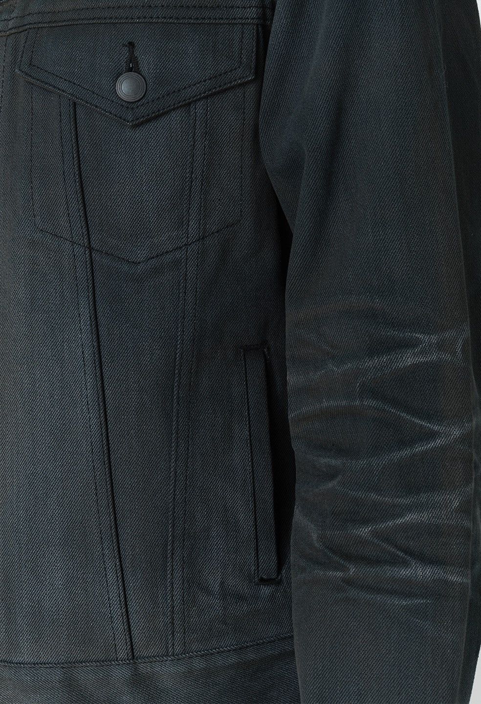 John Elliott Thumper Type III Selvedge Charcoal & Indigo Dry Process Size US XS / EU 42 / 0 - 13 Thumbnail