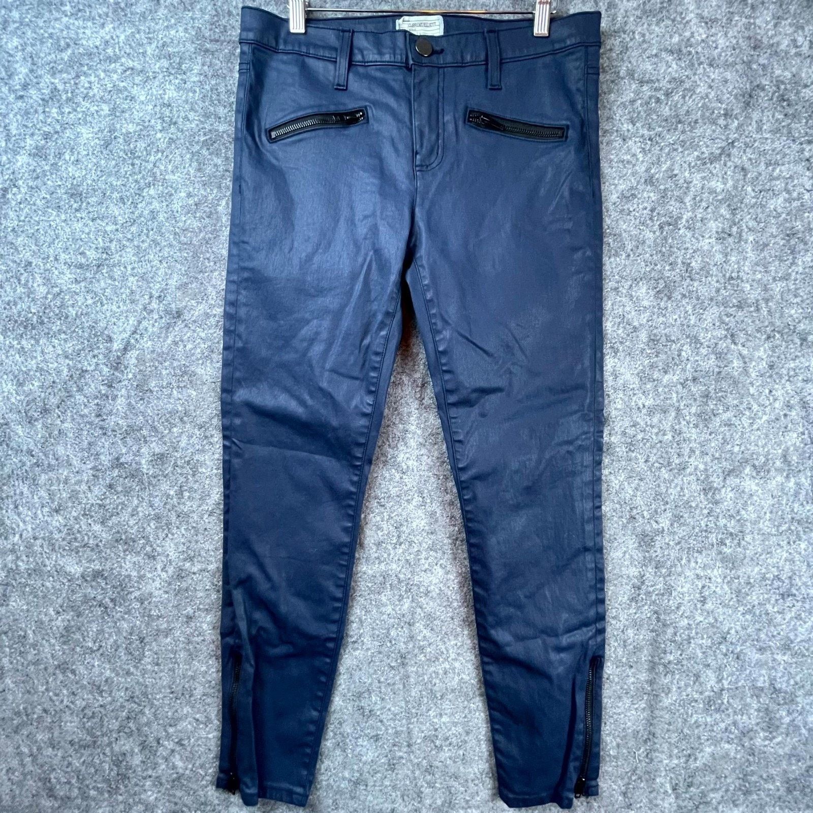 Current/Elliot Current/Elliott Jeans Womens 30 The Soho Zip Stiletto Skinny Size 30" / US 8 / IT 44 - 1 Thumbnail