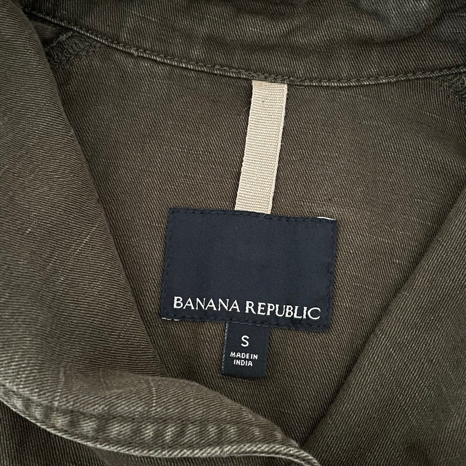 Banana Republic Banana Republic Essential Cargo Jacket Green Small NO BELT Size S / US 4 / IT 40 - 5 Thumbnail