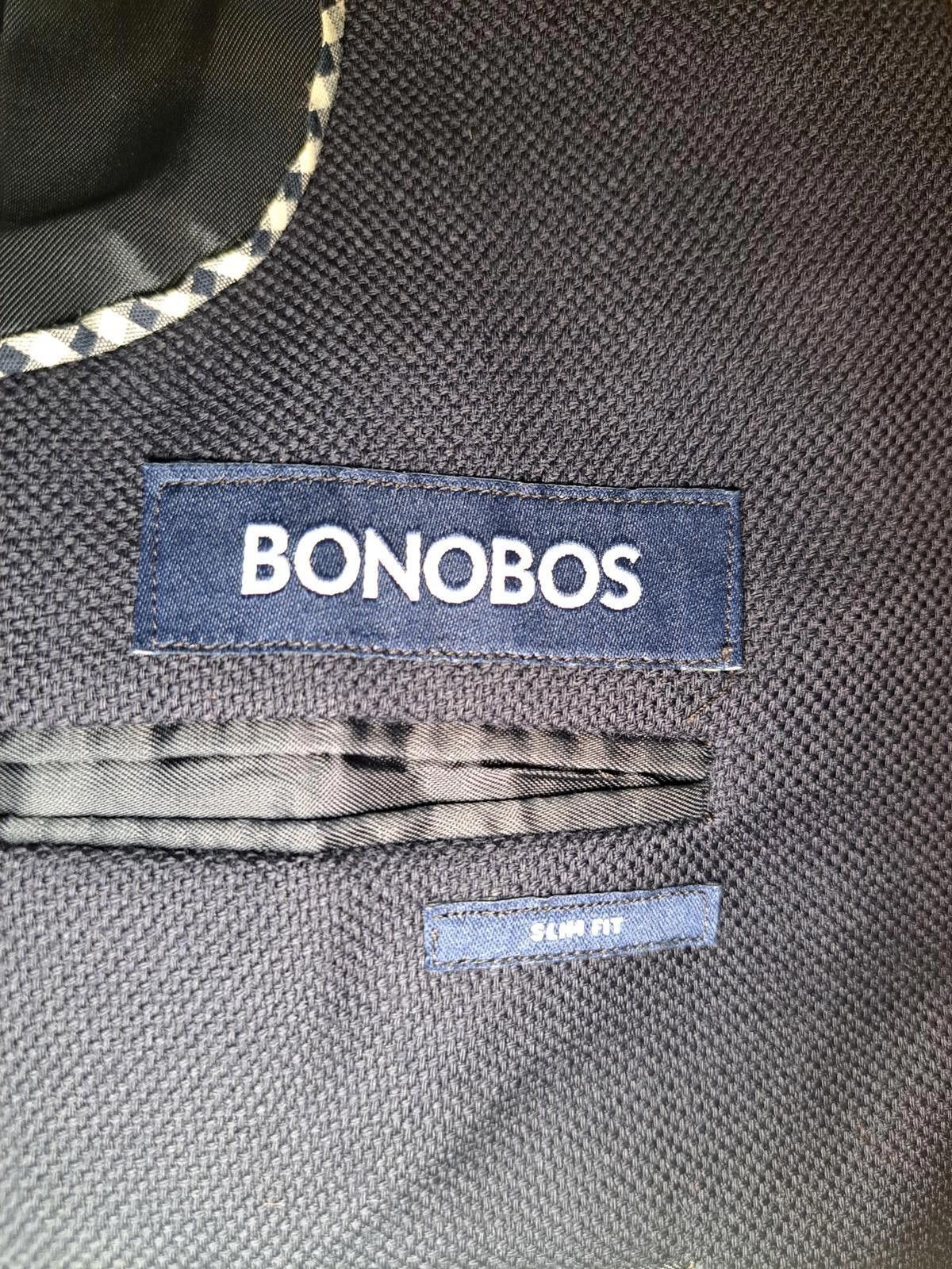 Bonobos Bonobos Marzatto Mens Blazer 36R Navy Cashmere Gold Buttons Size 36R - 2 Thumbnail
