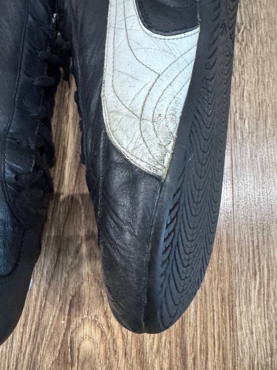 Puma Vintage Puma Speedcat Black Leather Sneakers Size US 11.5 / EU 44-45 - 17 Thumbnail