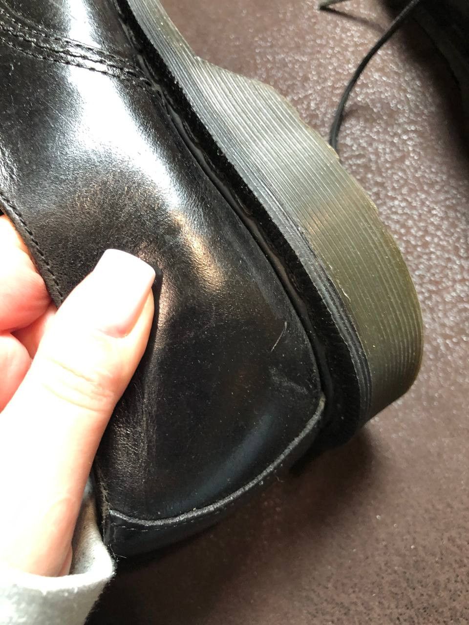 Dr. Martens 1461 Mono Smooth Leather Oxford Shoes in black
