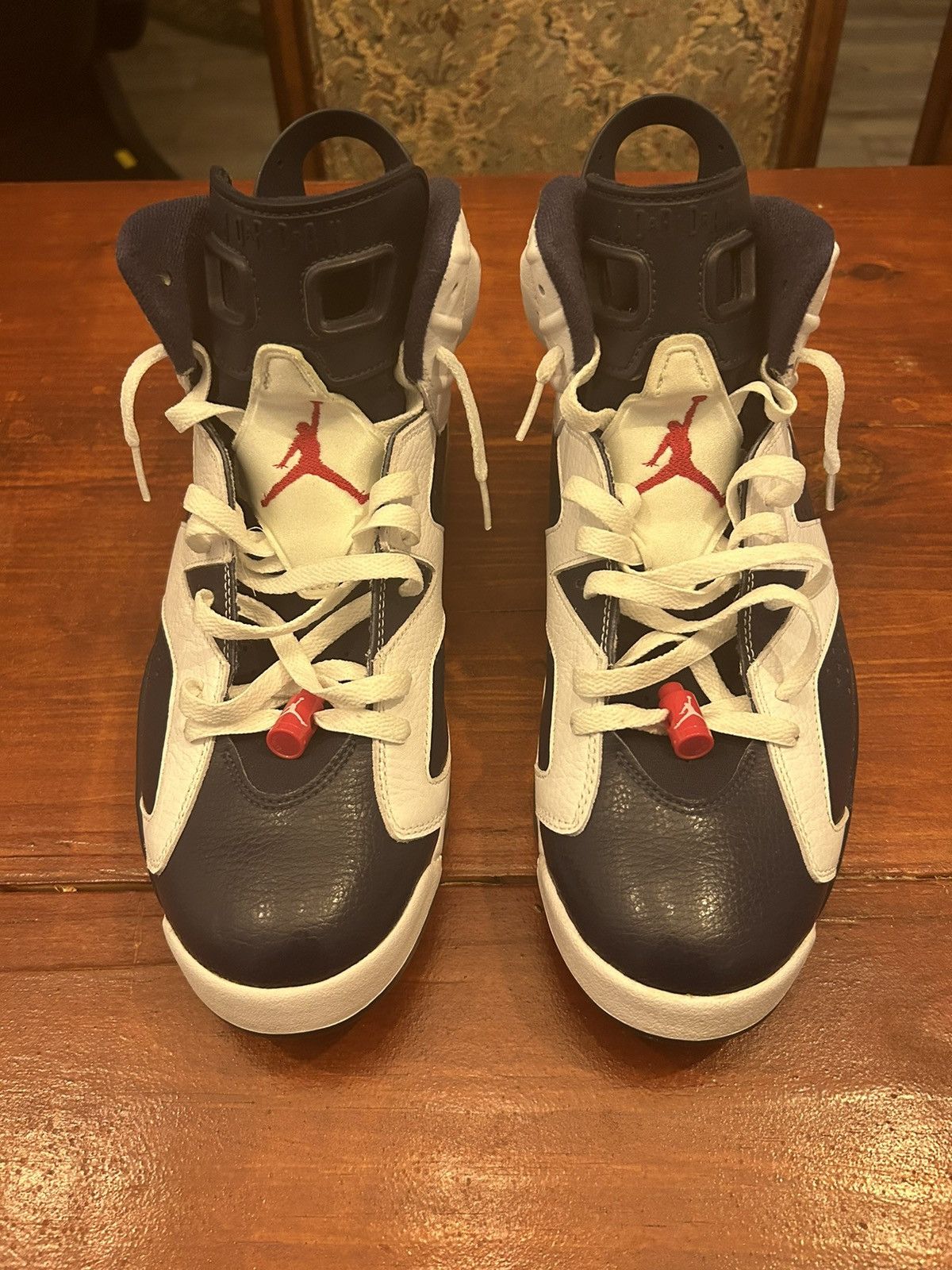 Jordan Brand × Nike Air Jordan 6 Retro Olympic 2012 Size US 12 / EU 45 - 3 Thumbnail