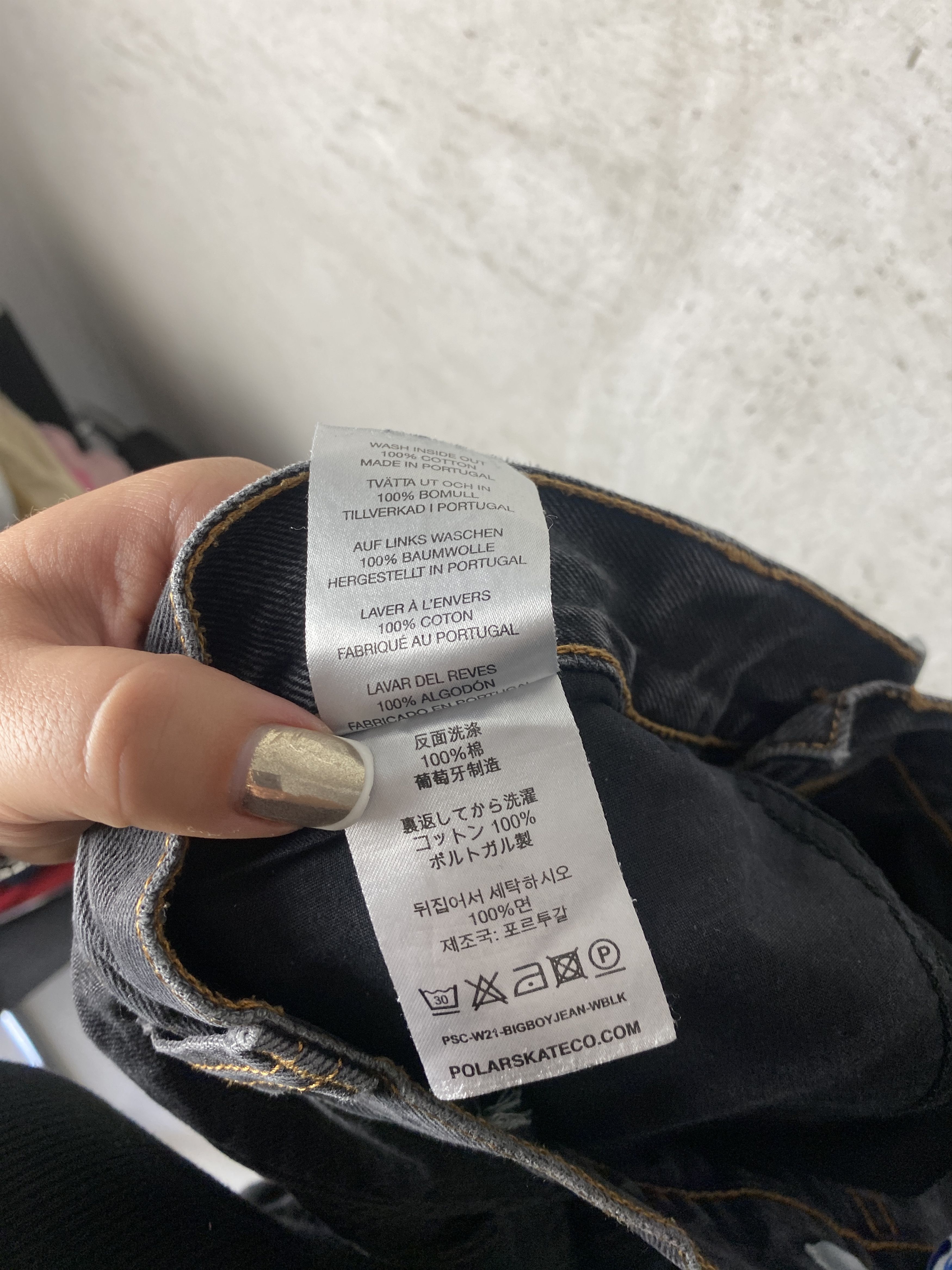 Other Polar Big Boy maxi skirt custom denim jeans pants Size 31" - 8 Thumbnail