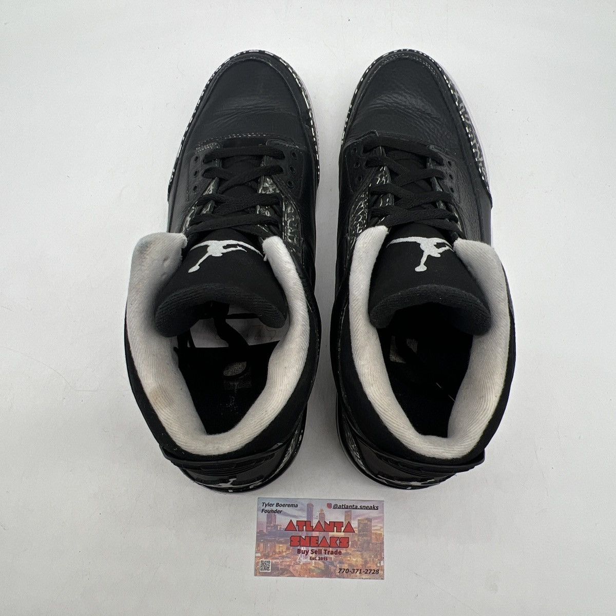 Jordan Brand Air Jordan 3 wolf grey customs Size US 13 / EU 46 - 6 Thumbnail