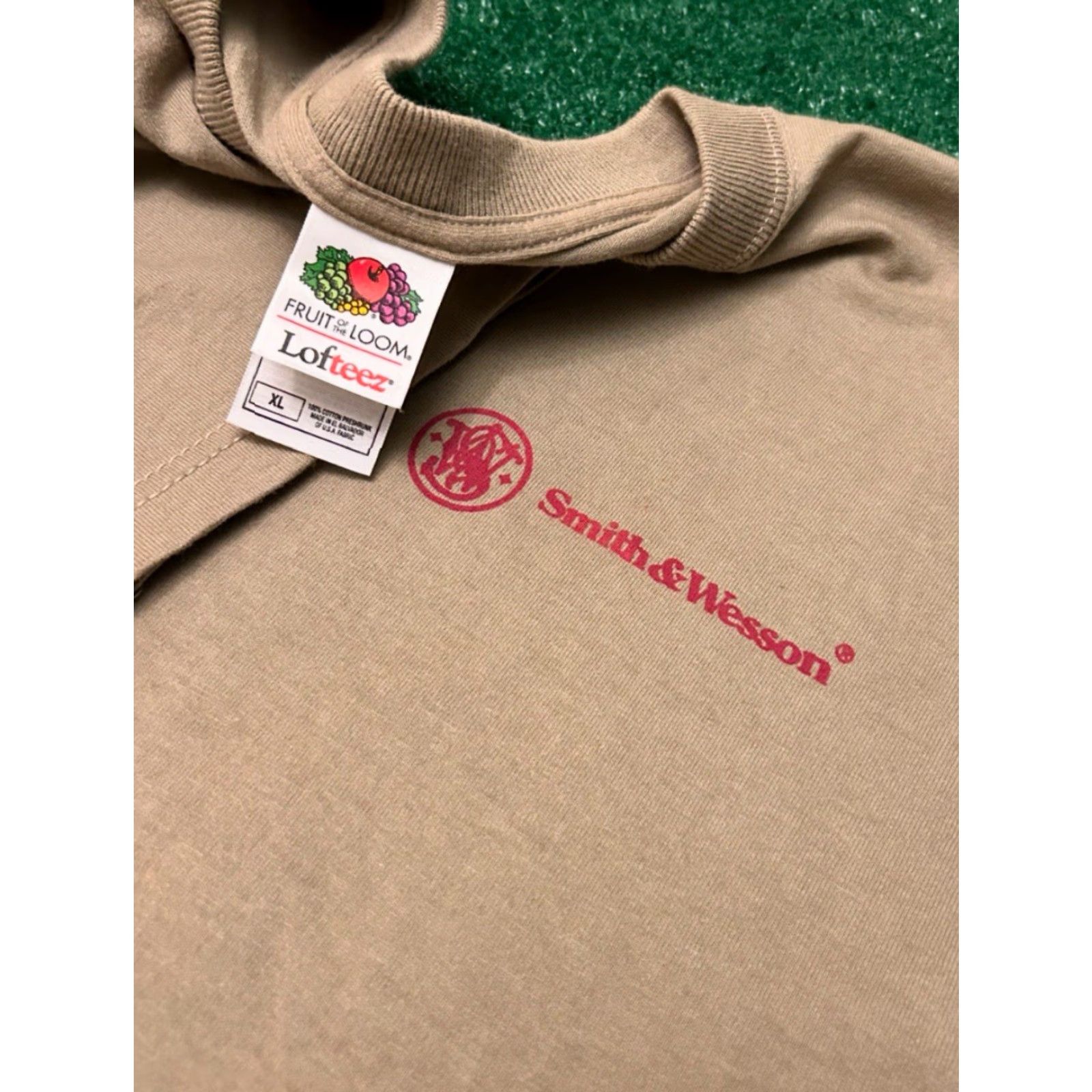 Vintage VINTAGE Smith & Wesson Promo T-Shirt Mens XL Beige 90s Status Symbol Biker Hip Hop Punk Grunge Outdoor VTG Shirt Mens XL Size US XL / EU 56 / 4 - 3 Thumbnail