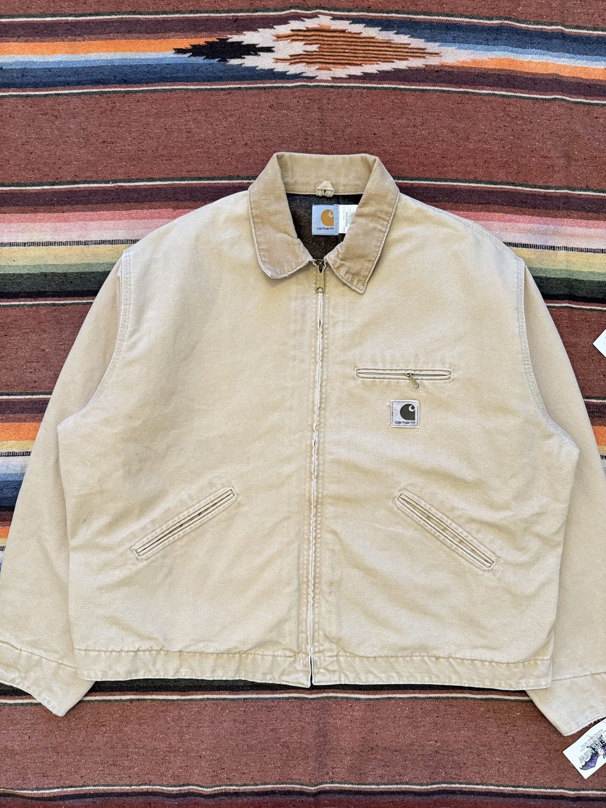 Carhartt × Vintage Vintage 1999 J43 Wheat Carhartt Detroit