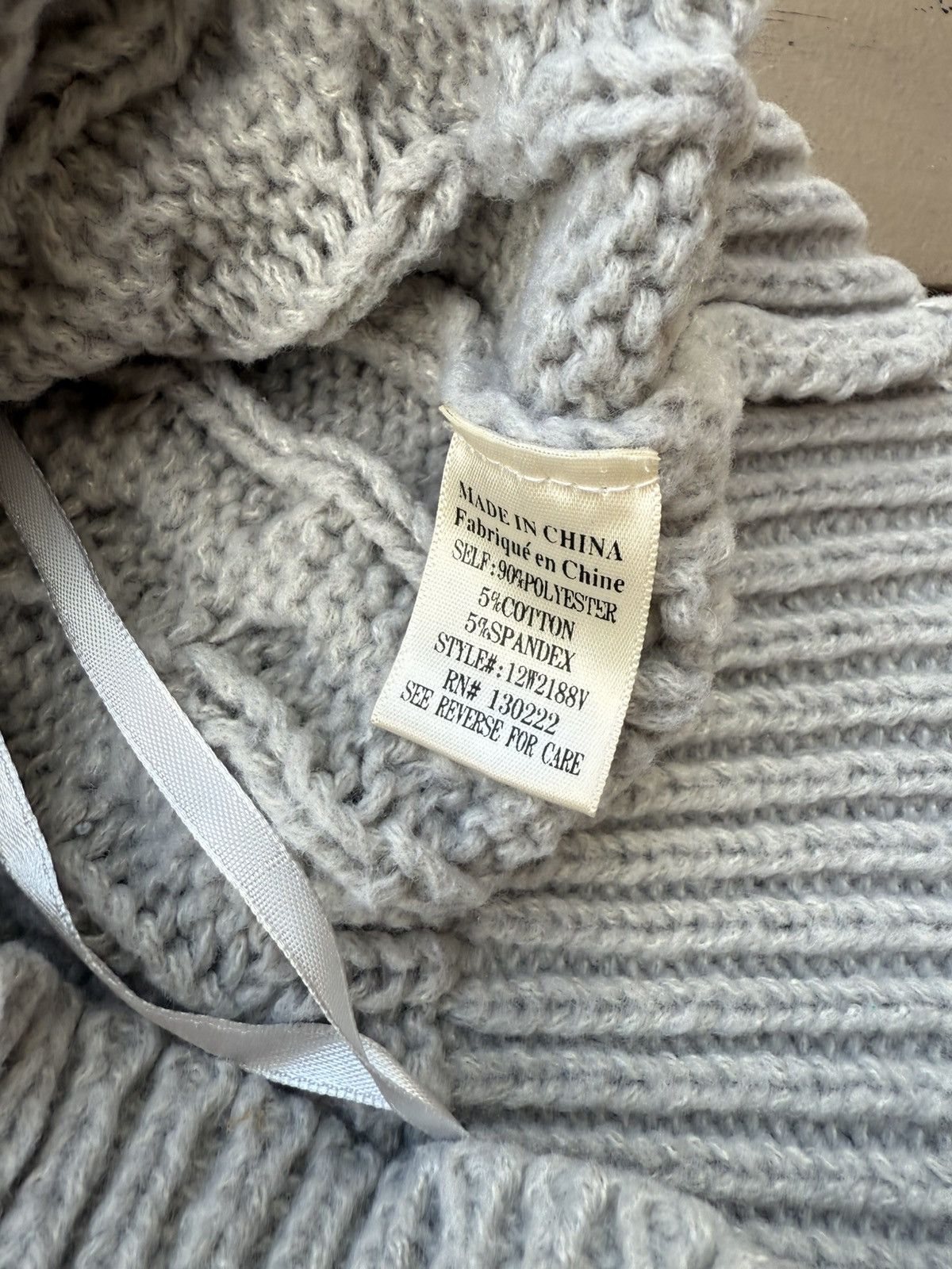 Other Very J Sleeveless Gray Cable Knit Sweater Vest Top Medium Size M / US 6-8 / IT 42-44 - 7 Thumbnail