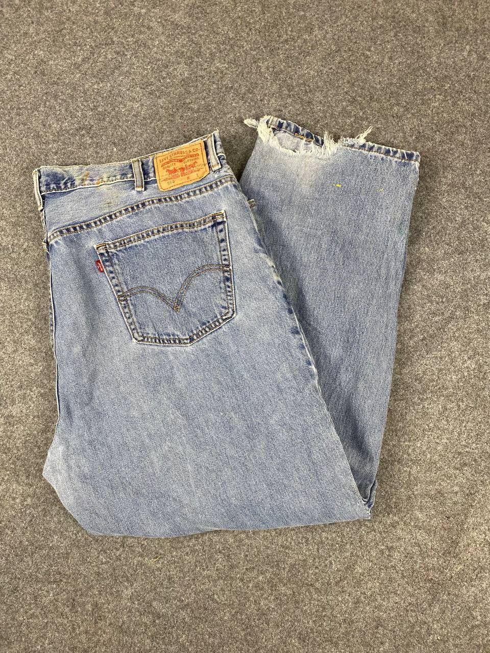 Levi's vintage levis 560 comfort fit paint splattered distressed Size US 44 / EU 60 - 2 Thumbnail