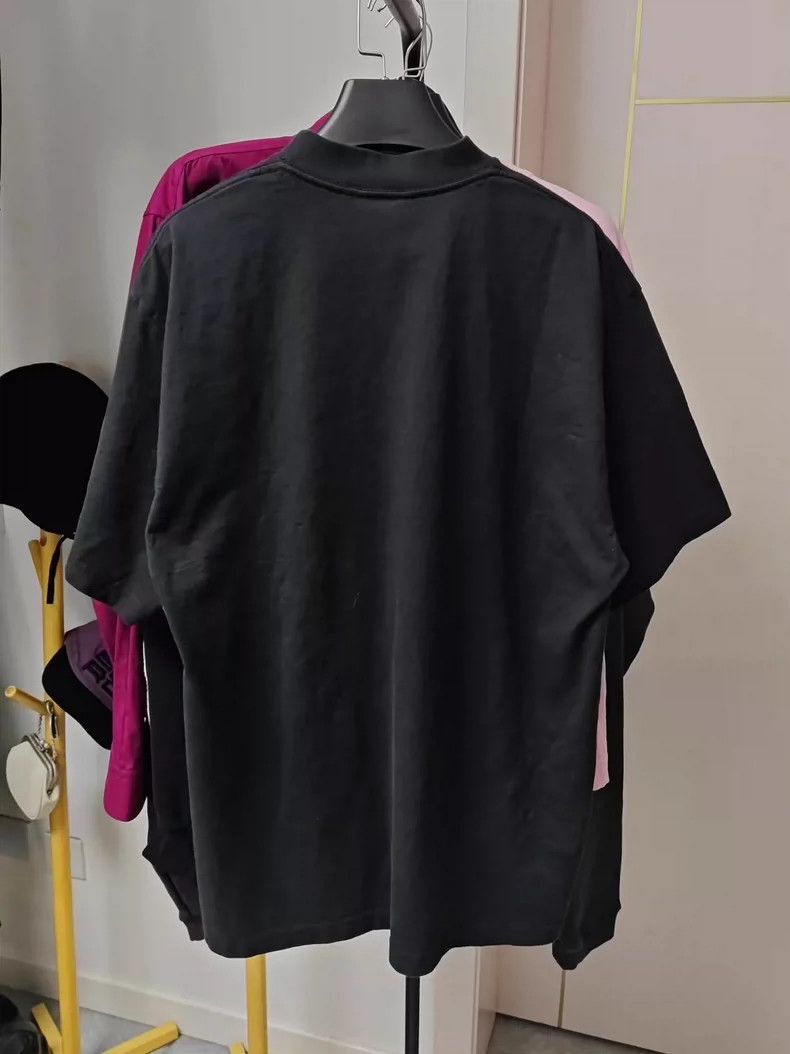 Balenciaga Balenciaga Single ring logo made old short sleeve Size US XS / EU 42 / 0 - 2 Thumbnail