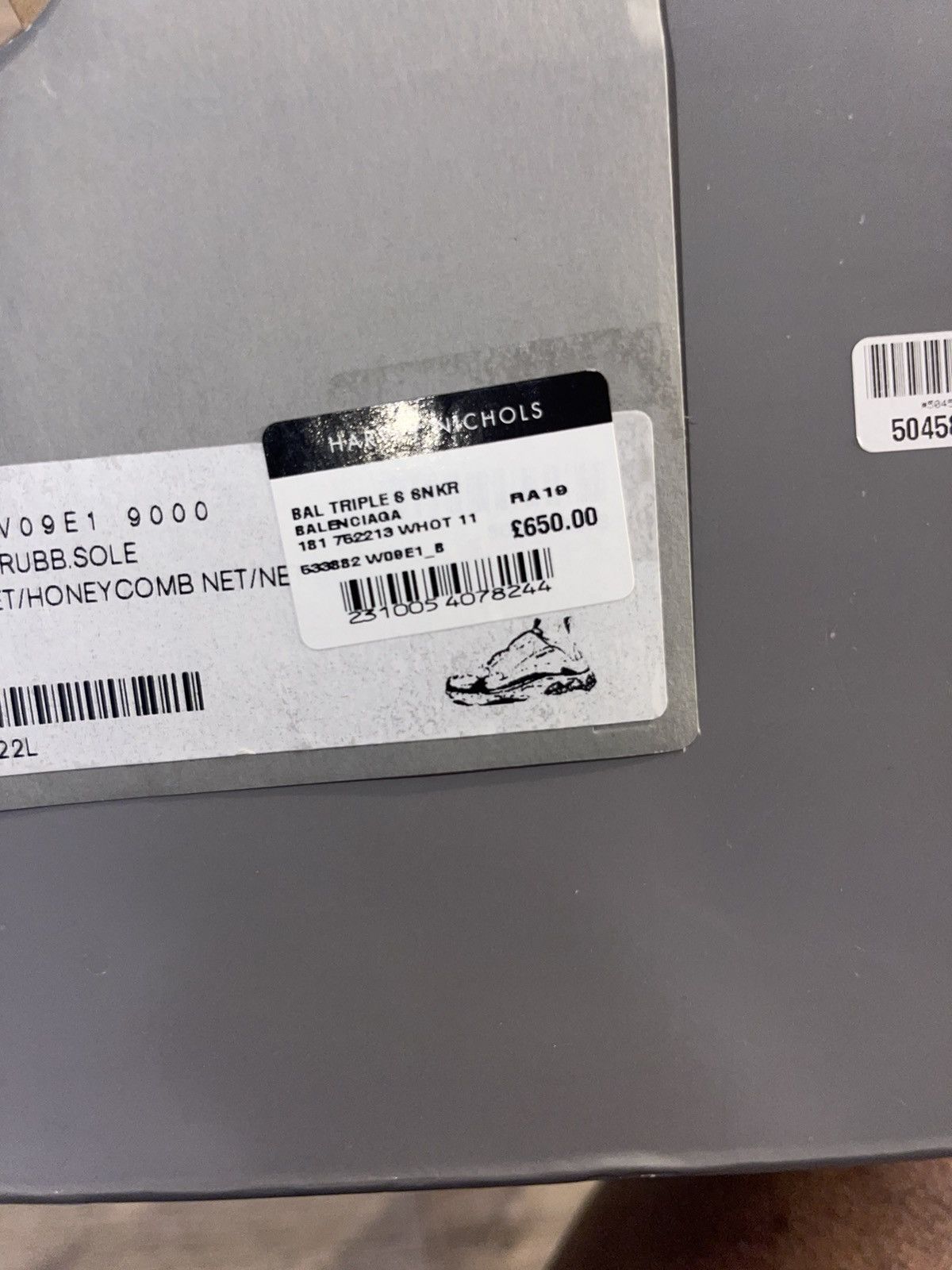 Balenciaga Balenciaga Triple S sneaker 'White Black Red' Size US 12 / EU 45 - 11 Thumbnail