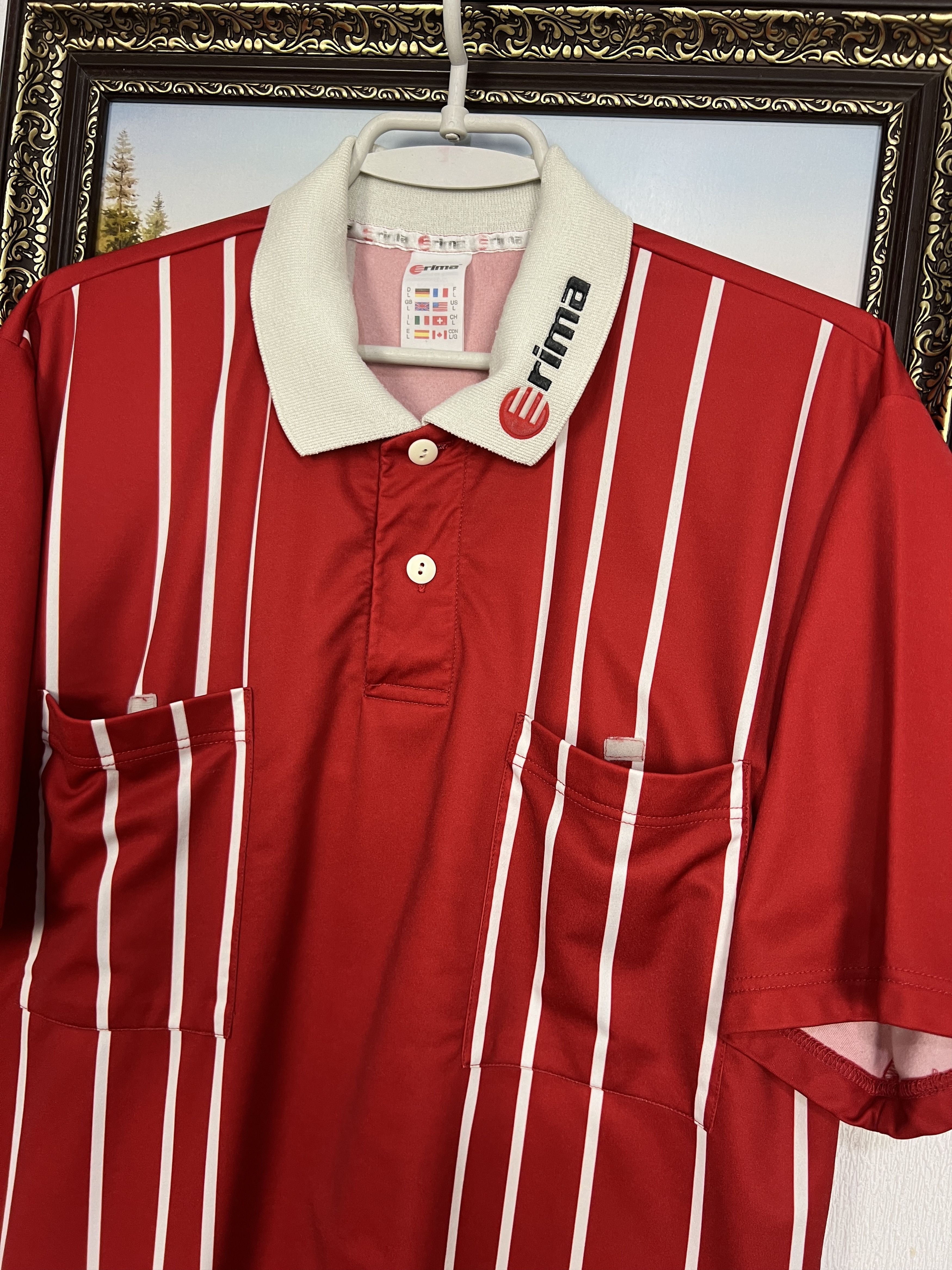 Erima Vintage 90's Football Template Shirt Soccer Referee Jersey Size US L / EU 52-54 / 3 - 4 Thumbnail