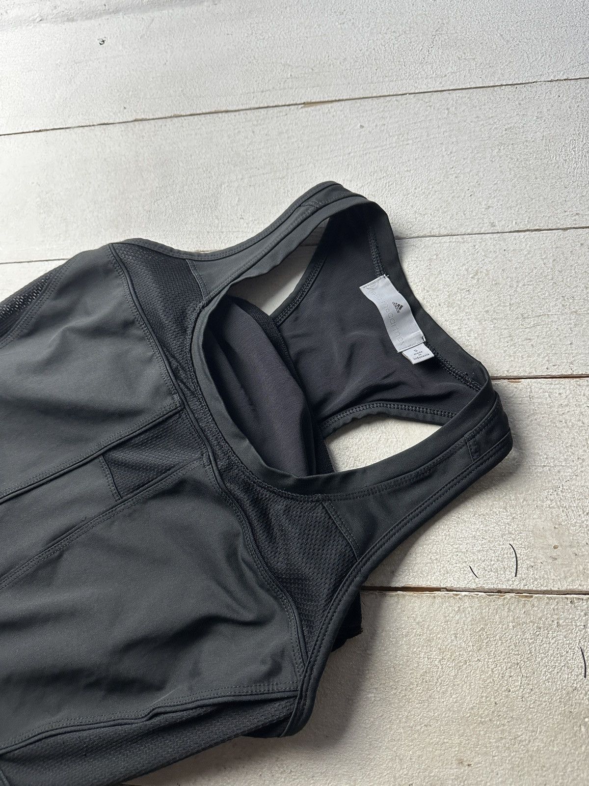 Adidas × Stella McCartney 🚨 ADIDAS STELLA MCCARTNEY BIG LOGO GRAY TANK TOP LUXURY Size S / US 4 / IT 40 - 6 Thumbnail
