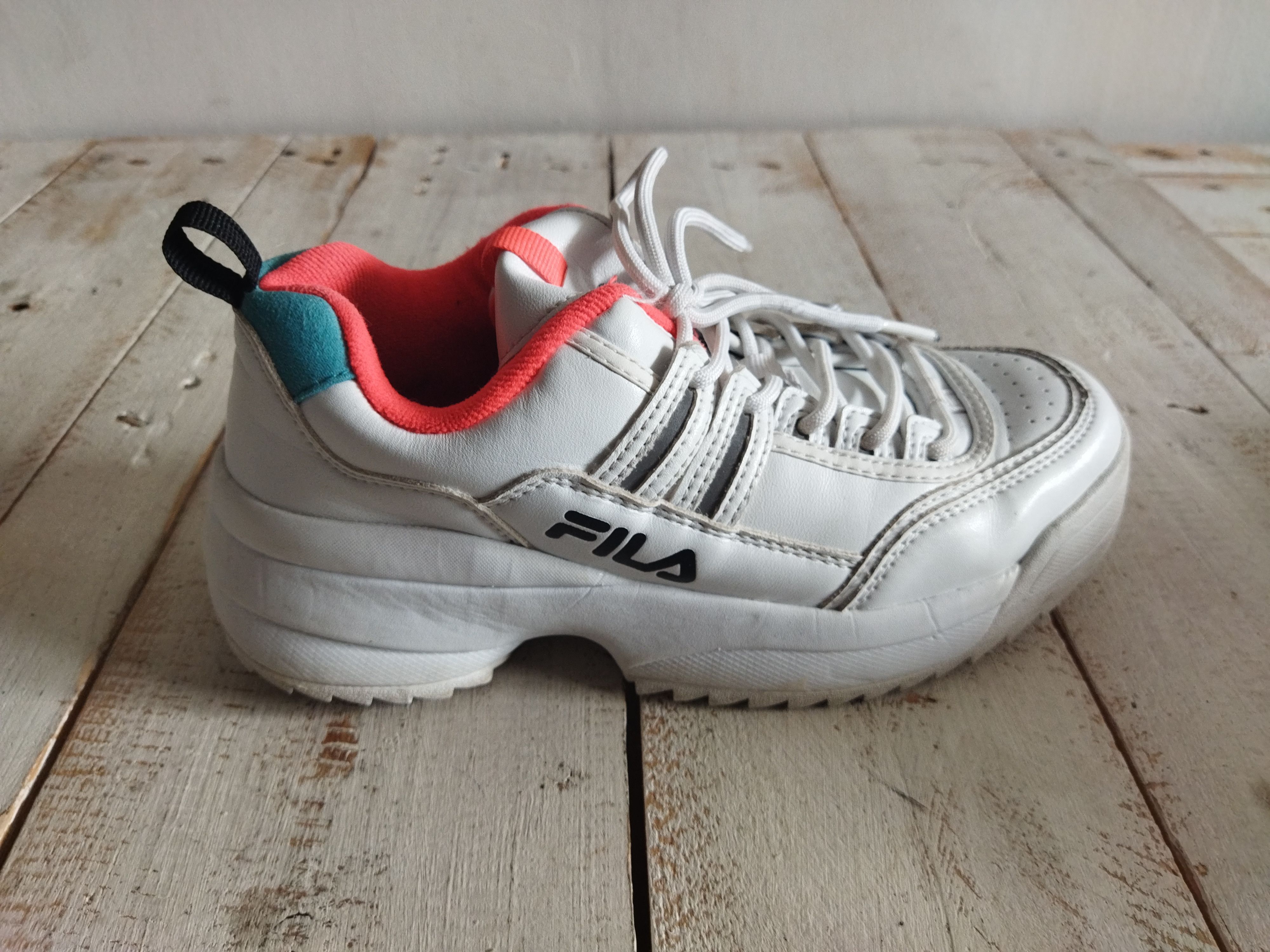 Fila Disruptor Low EU 38 Shoes Trainers UK 4.5 Sneakers US W 6.5 Size US 6.5 / IT 36.5 - 5 Thumbnail