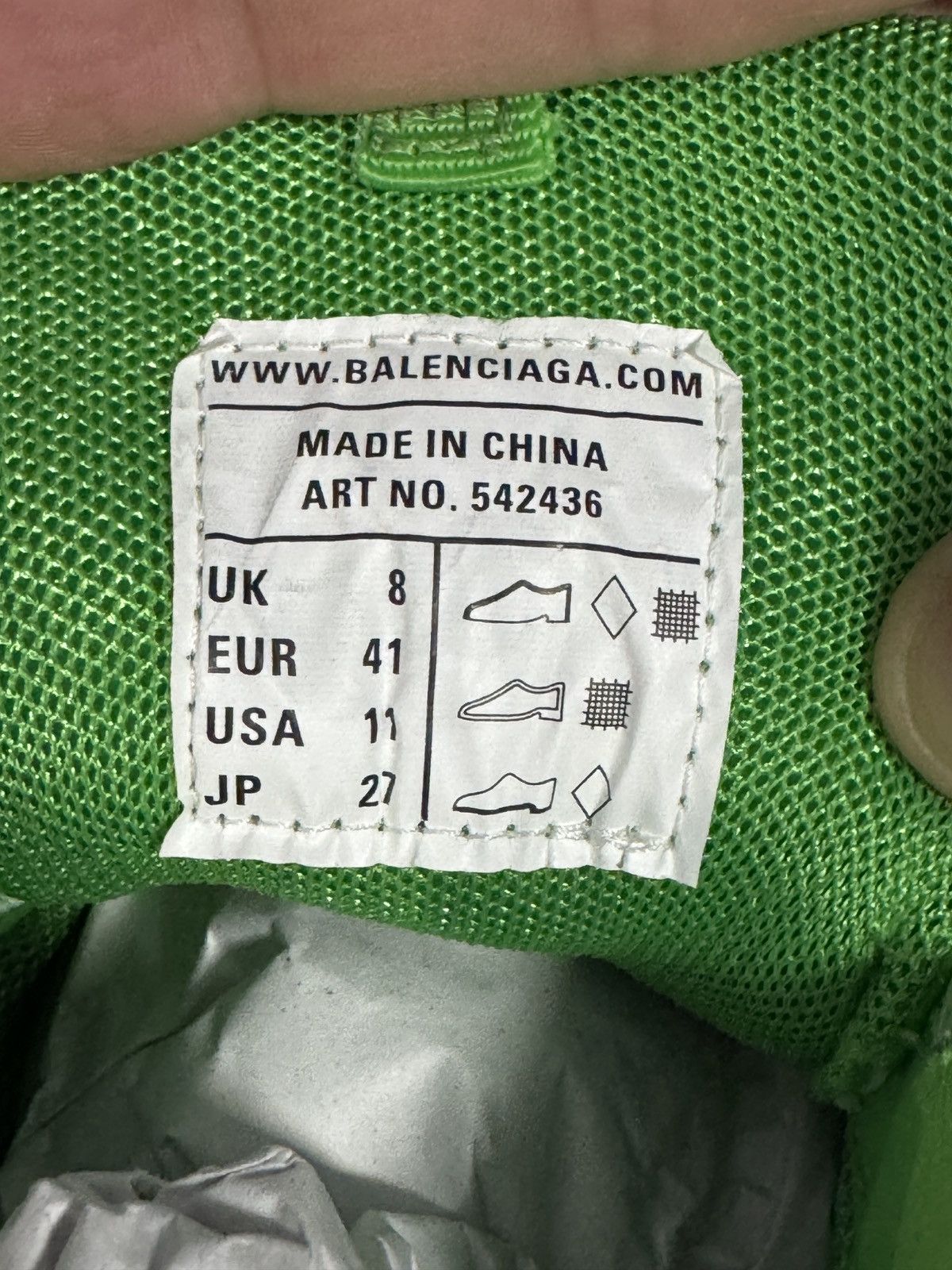 Balenciaga Balenciaga track green Size US 8 / EU 41 - 2 Thumbnail