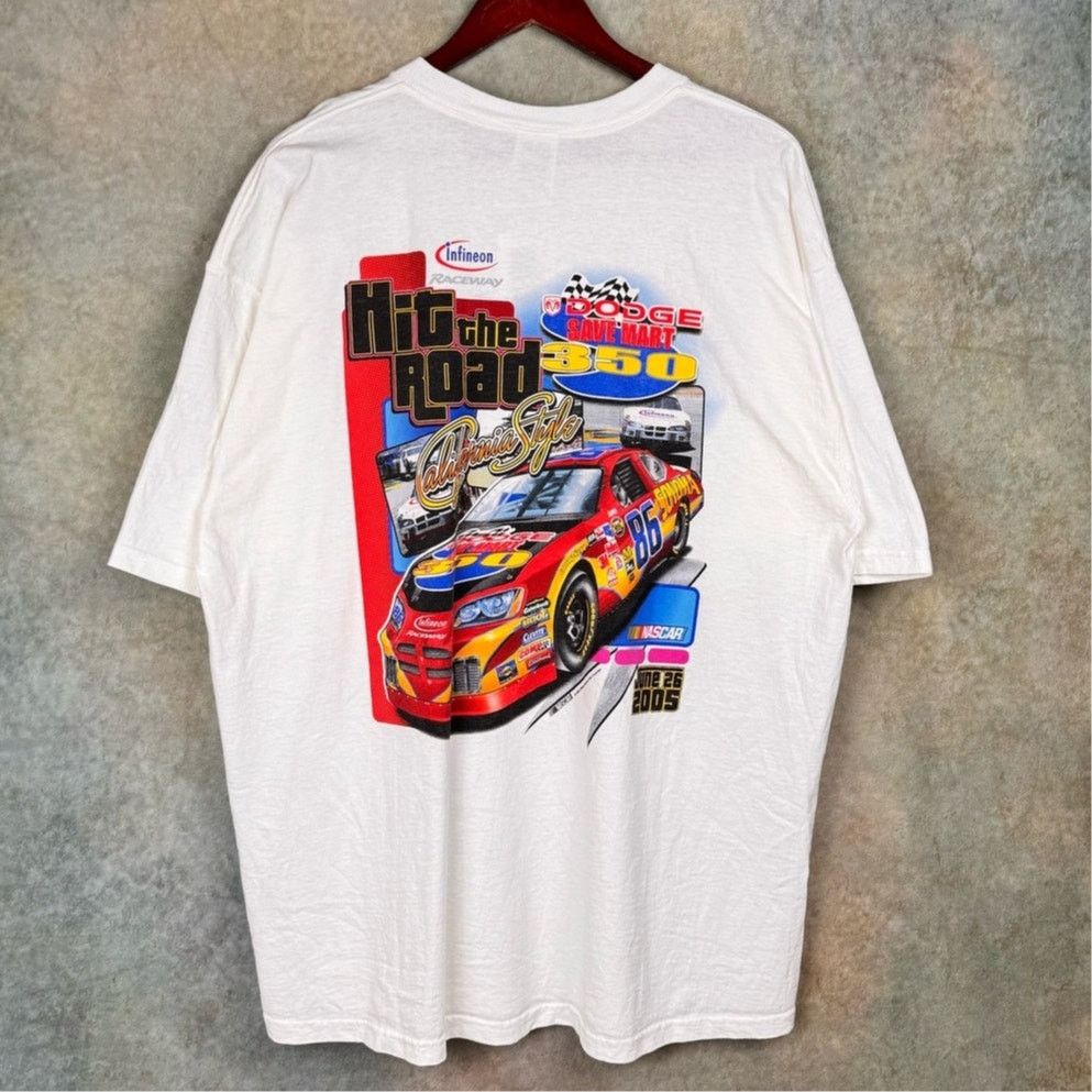 NASCAR × Vintage VTG Nascar Racing Save Mart 350 T Shirt Sz XXL 2005 Size US XXL / EU 58 / 5 - 1 Thumbnail