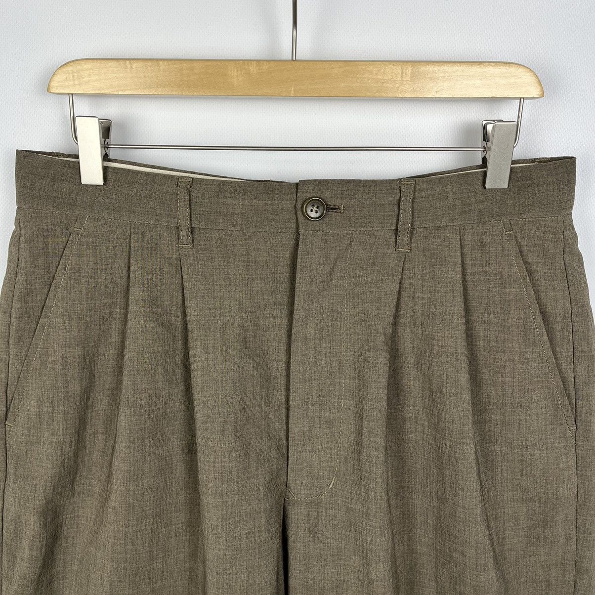 Beams Japan Beams Japan Khaki Bermuda Shorts Size US 30 / EU 46 - 6 Thumbnail
