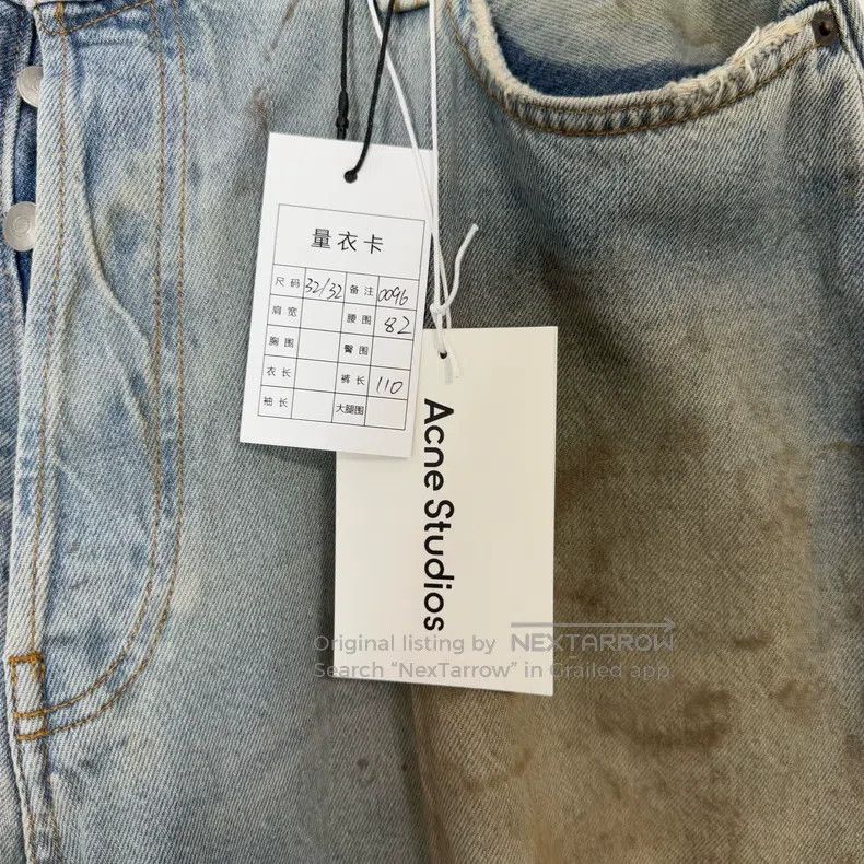 Acne Studios Acne Studios Denim Series Dirty Washed Baggy Relaxed Jeans Size US 32 / EU 48 - 4 Thumbnail