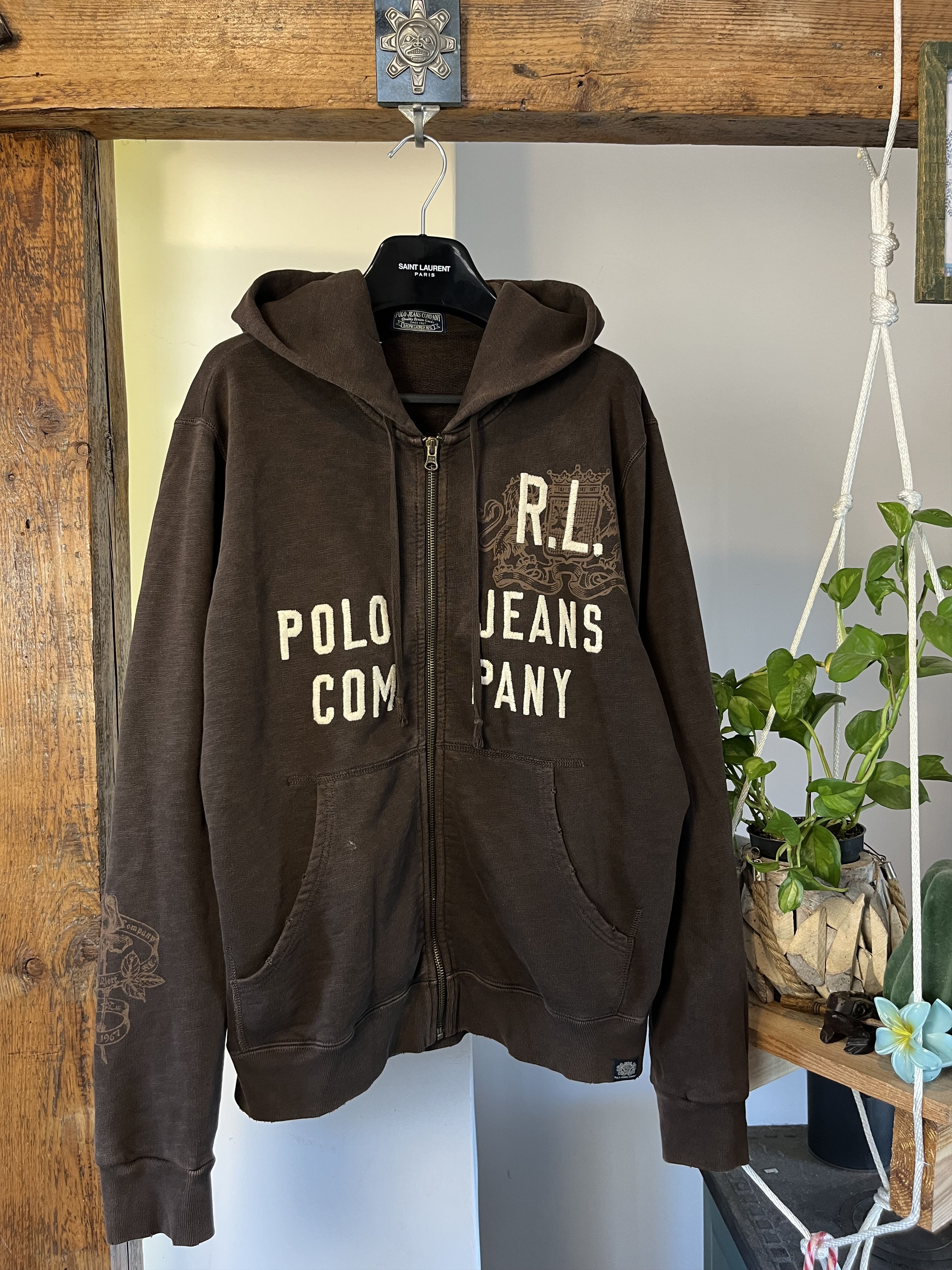 Polo Ralph Lauren Vintage Zip Hoodie Polo Jeans Company Ralph Lauren 00s Size US L / EU 52-54 / 3 - 1 Thumbnail