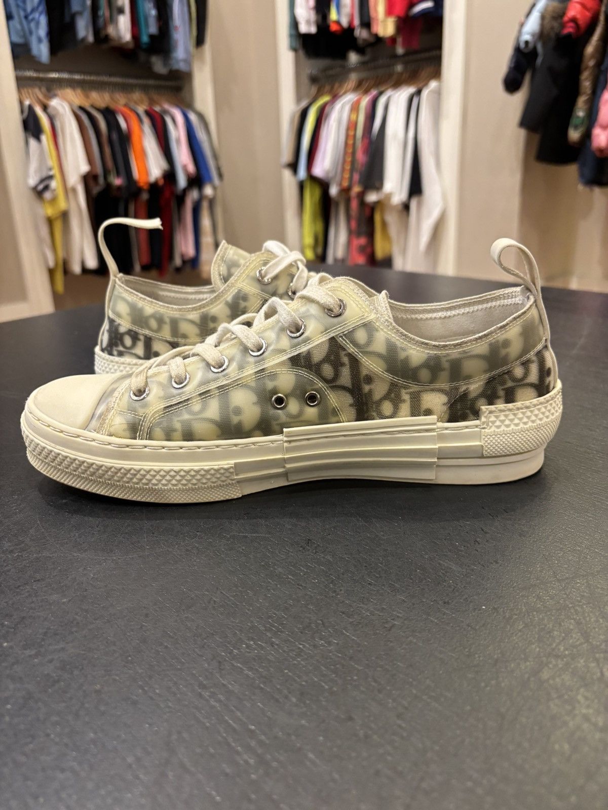 Dior Dior B23 Low Top Oblique Size US 7 / EU 40 - 3 Thumbnail