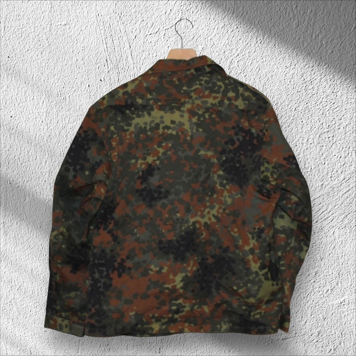 Vintage Vintage German Bundeswehr Flecktarn Camo Jacket Large Size US L / EU 52-54 / 3 - 2 Thumbnail