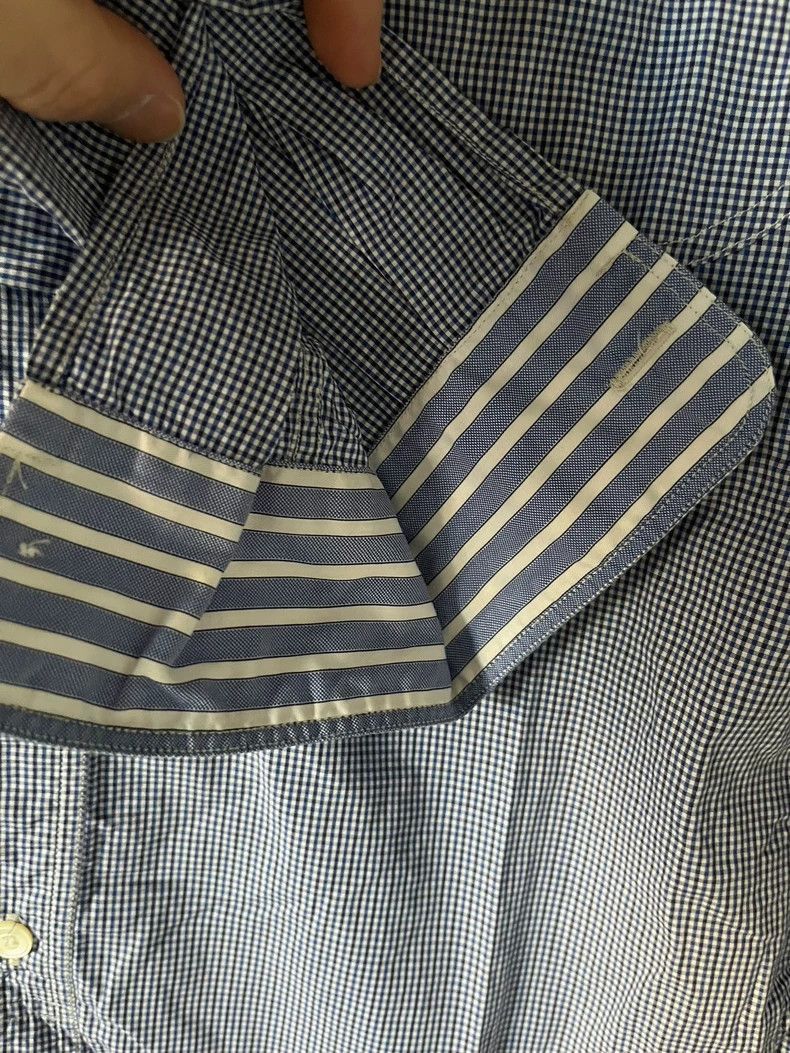 Junya Watanabe Junya Watanabe Checked Long Sleeve Shirt Size US XS / EU 42 / 0 - 7 Thumbnail