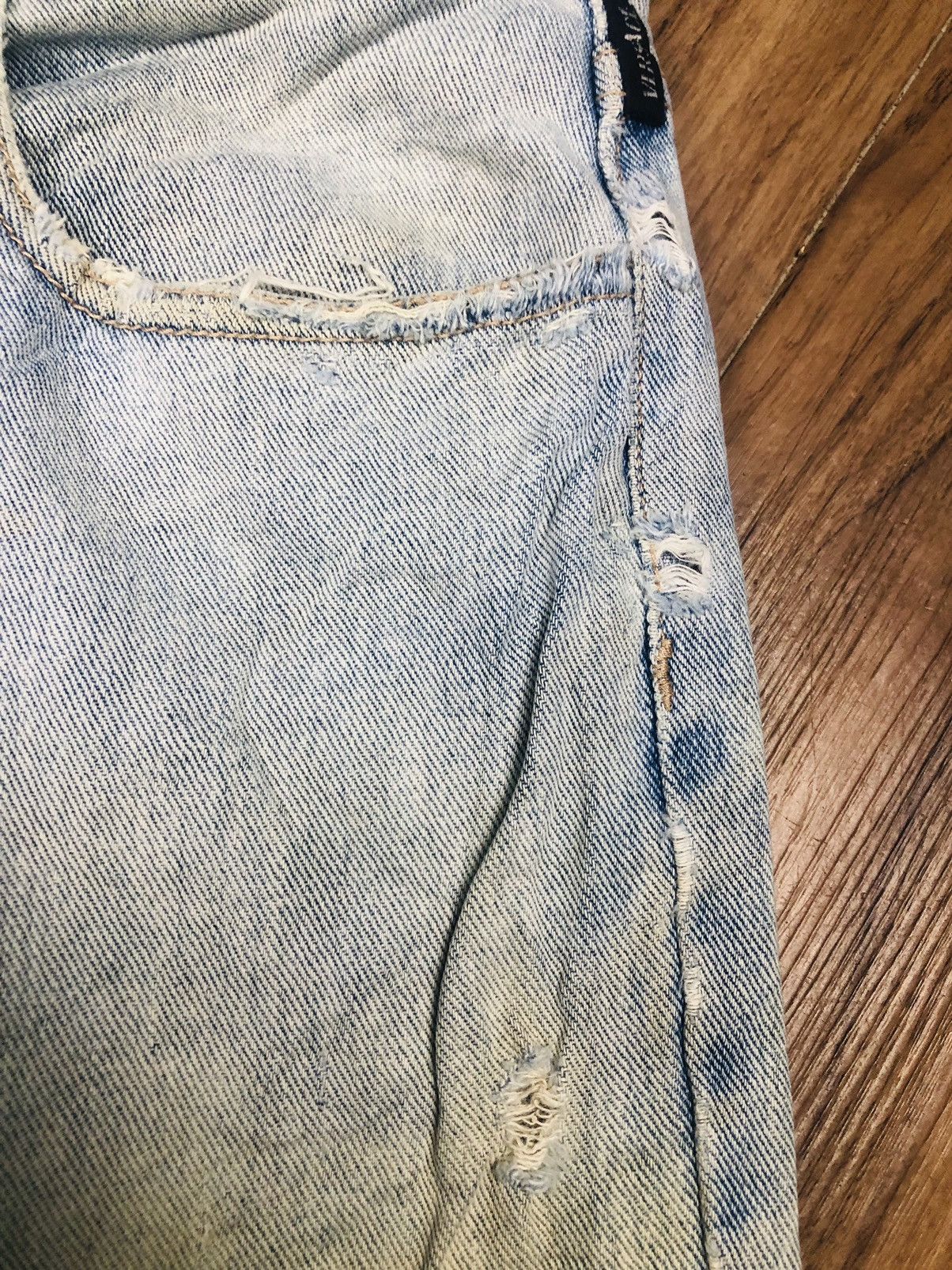 Versace 90s Versace Jeans Couture Straight Leg Denim Light Wash (38) Size US 34 / EU 50 - 7 Thumbnail