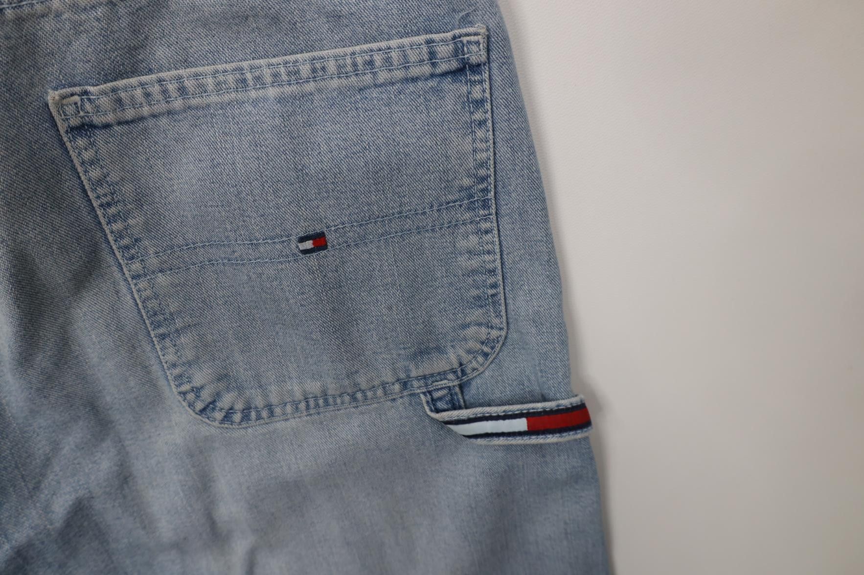 Tommy Hilfiger Vintage Y2K 2001 Tommy Hilfiger Wide Leg Carpenter Jeans Size 36" / US 14 / IT 50 - 18 Thumbnail