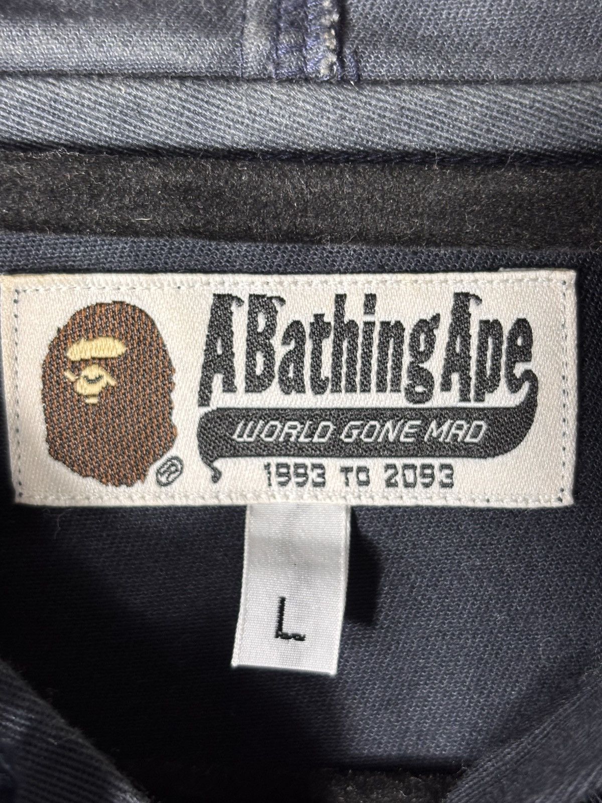 Bape Bape 93 Navy Hooded Jacket Size US L / EU 52-54 / 3 - 2 Thumbnail
