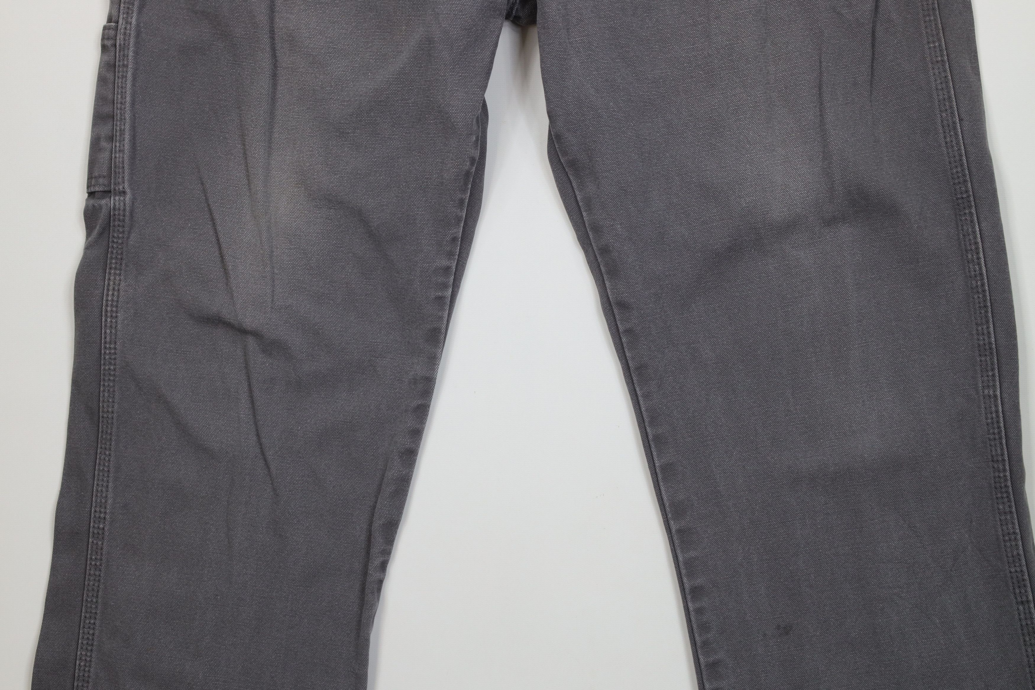 Dickies Vintage Dickies Canvas Wide Leg Dungaree Pants Gray Size US 36 / EU 52 - 3 Thumbnail