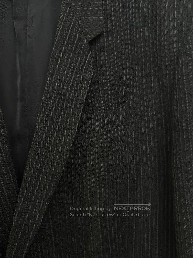 Yohji Yamamoto Yohji Yamamoto 93AW Stripe Wool Blazer. Size US S / EU 44-46 / 1 - 4 Thumbnail