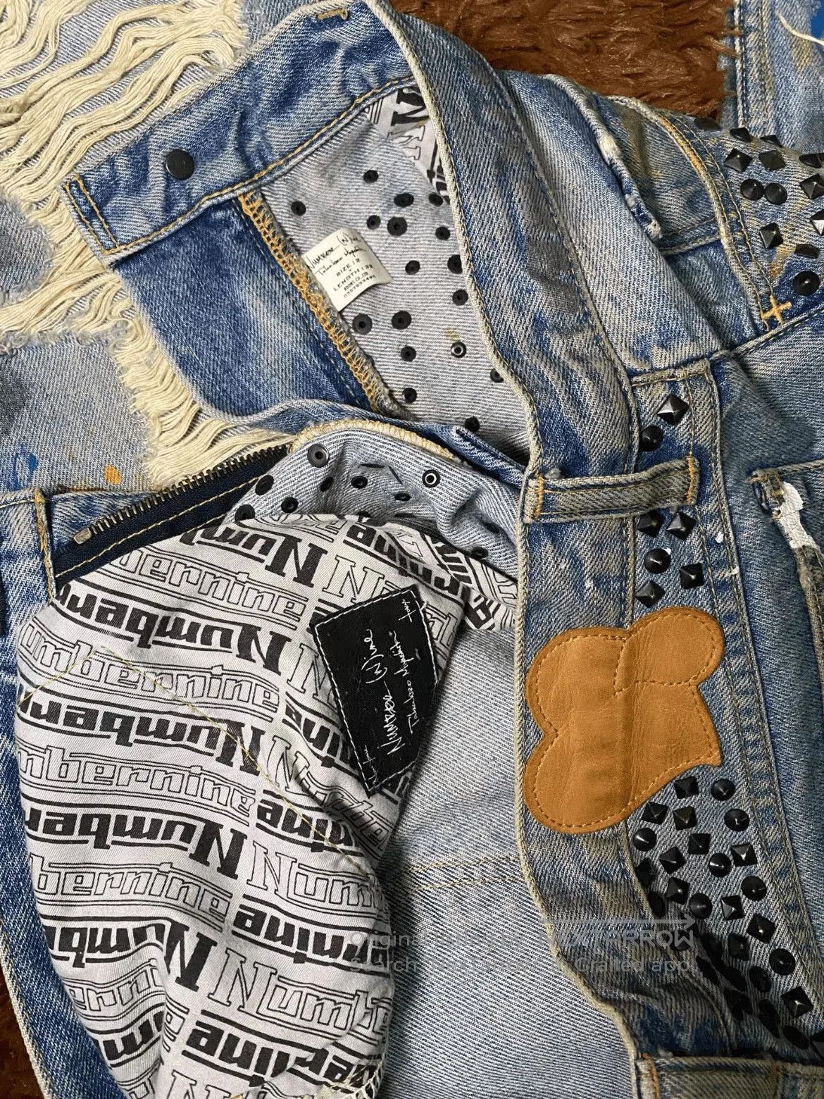 Number (N)ine Sz 2x30 Number Nine 06SS Welcome to Shadow Denim. Size US 30 / EU 46 - 3 Thumbnail