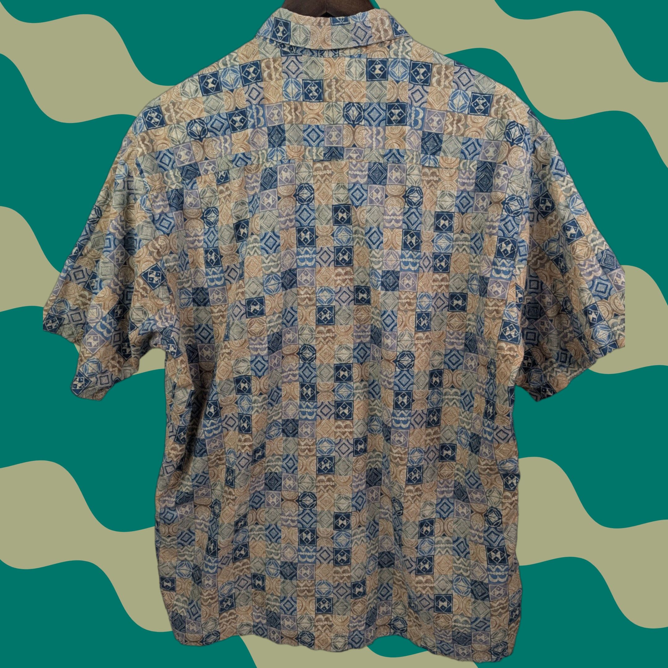 ALOHAS Cooke Street Hawaiian Button-Up Mens Shirt Short Sleeve Cotton Size Large Size US L / EU 52-54 / 3 - 1 Thumbnail