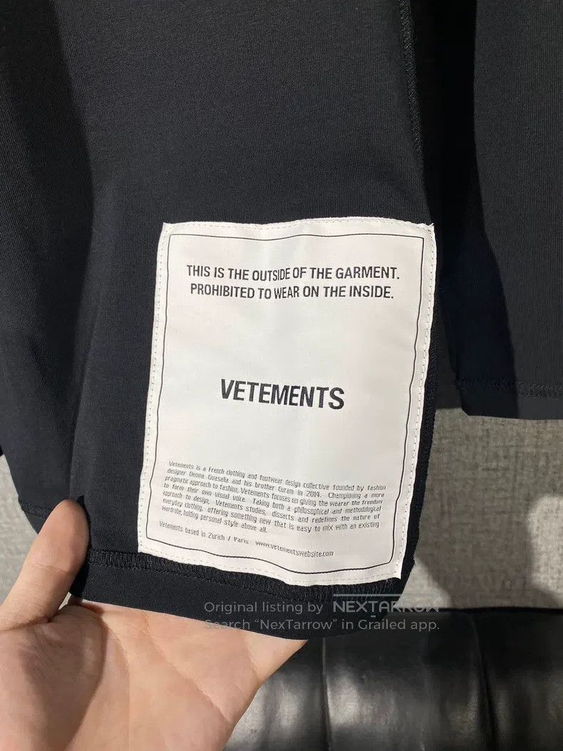 Vetements Vetements Women's Long Sleeve T-Shirt Size L / US 10 / IT 46 - 3 Thumbnail