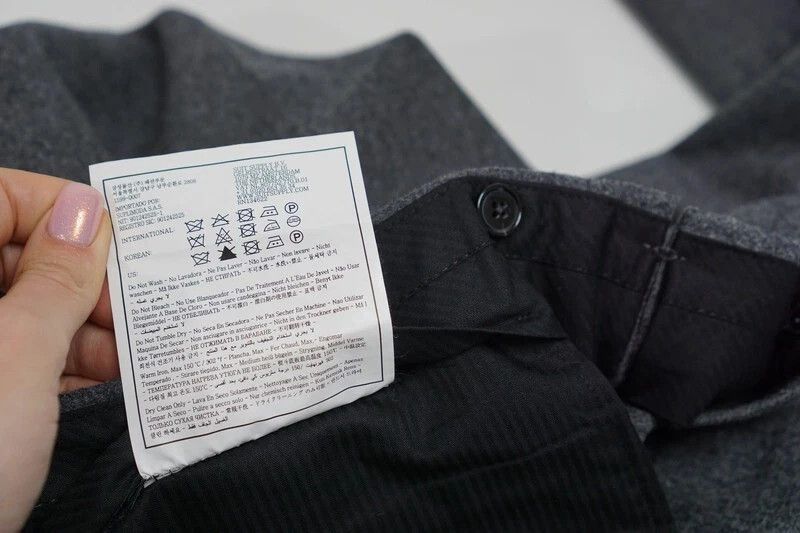 Suitsupply Men Suitsupply Brescia Trousers Flannel Wool Grey Size US44 Size 44R - 5 Thumbnail