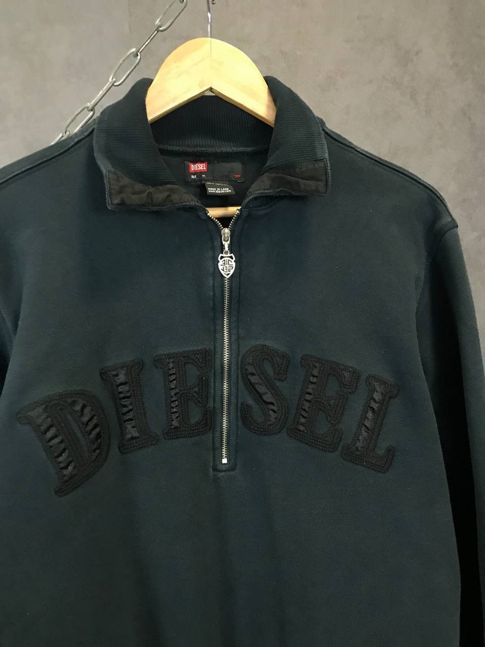 Diesel Diesel vintage designer 1/2 zip sweatshirt Size US M / EU 48-50 / 2 - 3 Thumbnail