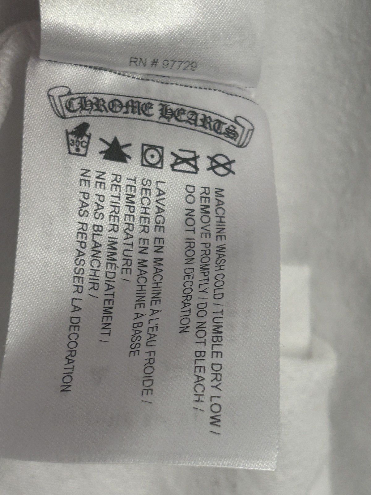 Chrome Hearts Chrome Hearts Floral Cross white long-sleeve T-shirt Large Size US L / EU 52-54 / 3 - 8 Thumbnail