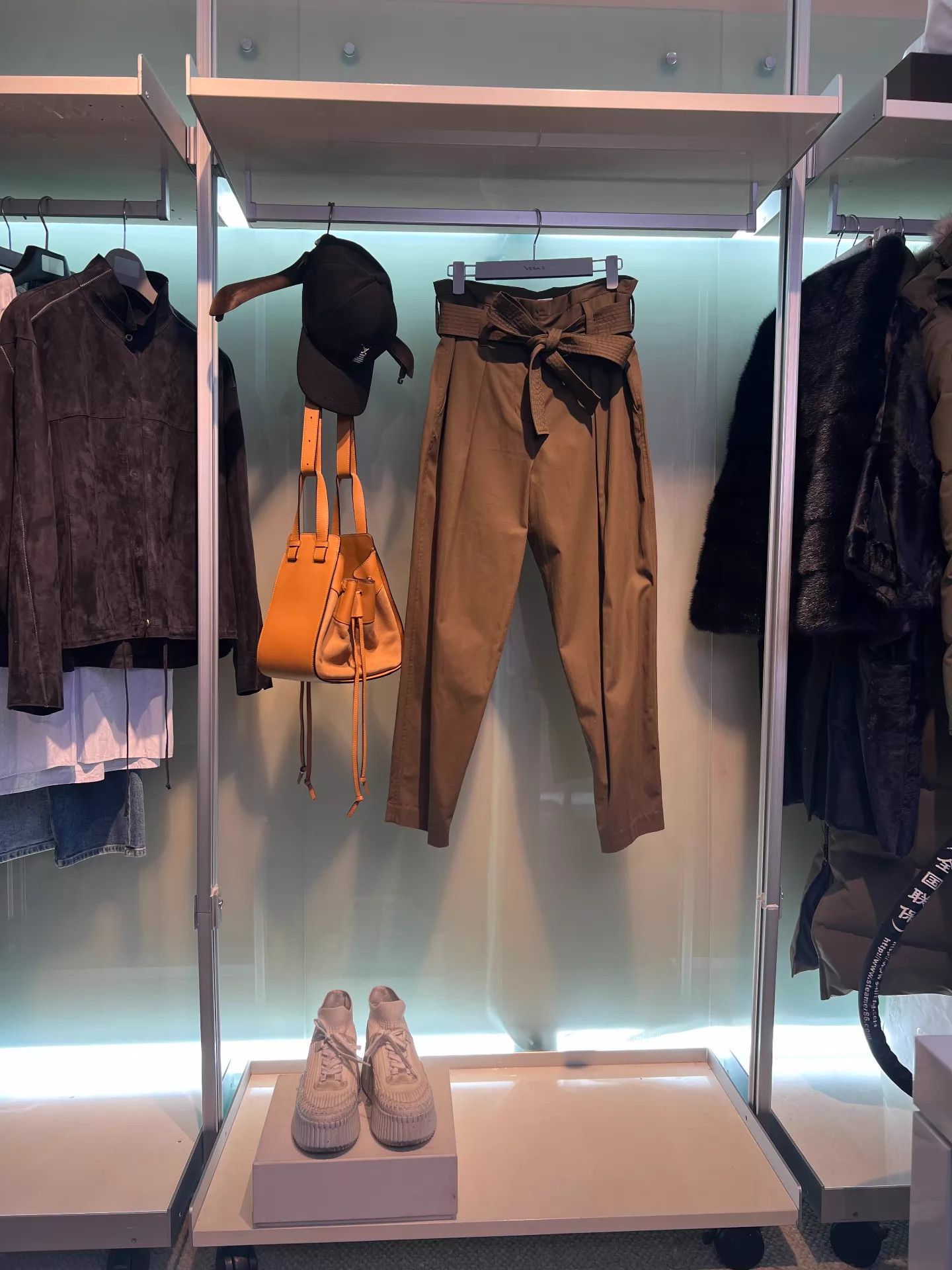 3.1 Phillip Lim 3.1 Phillip Lim Khaki High-Waist Chino Pants Size 2 Size 26" / US 2 / IT 38 - 1 Thumbnail