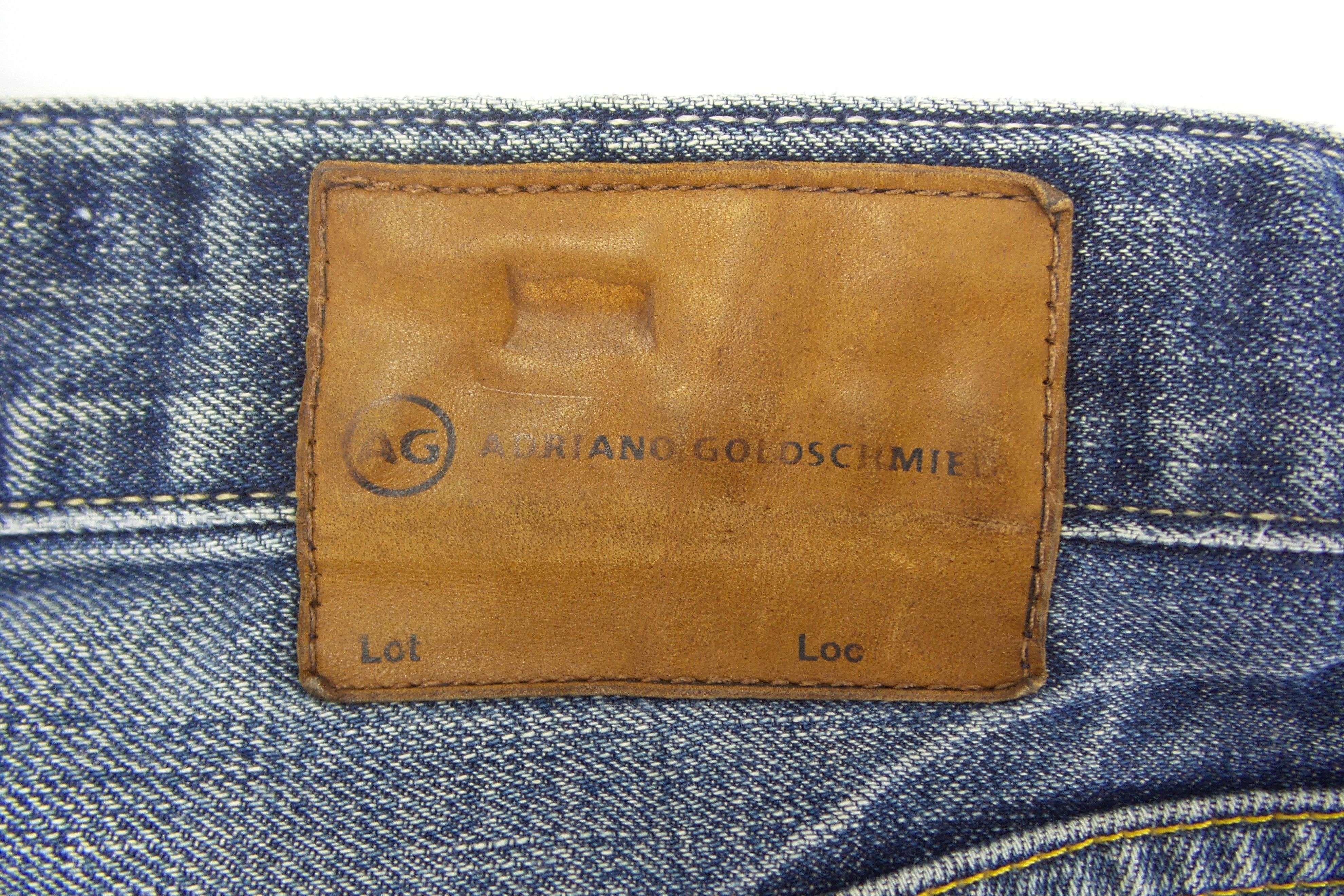 AG Adriano Goldschmied AG Adriano Goldschmied Button Fly Selvedge Jeans W34xL40.5 Size US 32 / EU 48 - 9 Thumbnail